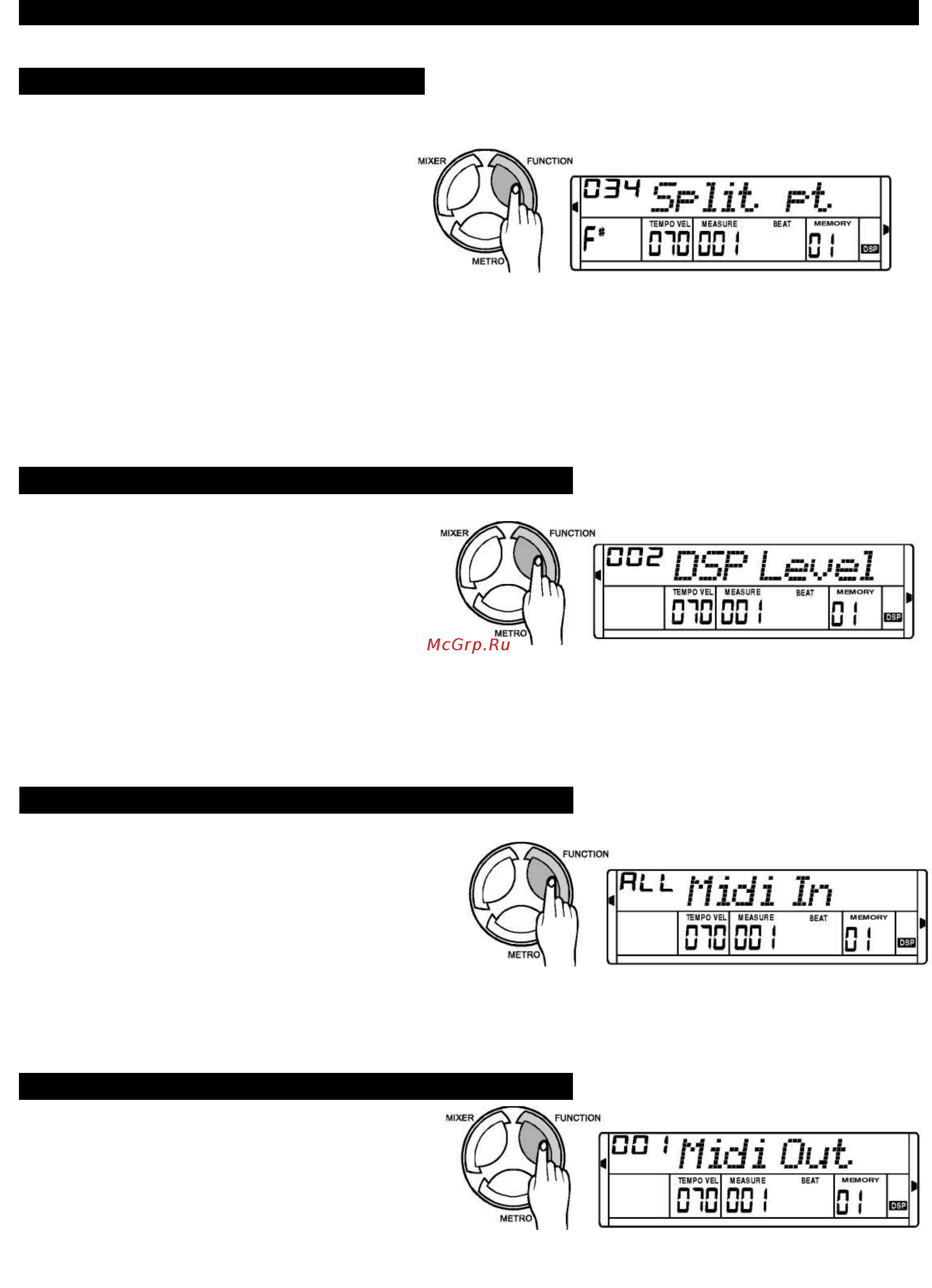 Medeli DP 263 [24/37] Канал midi in