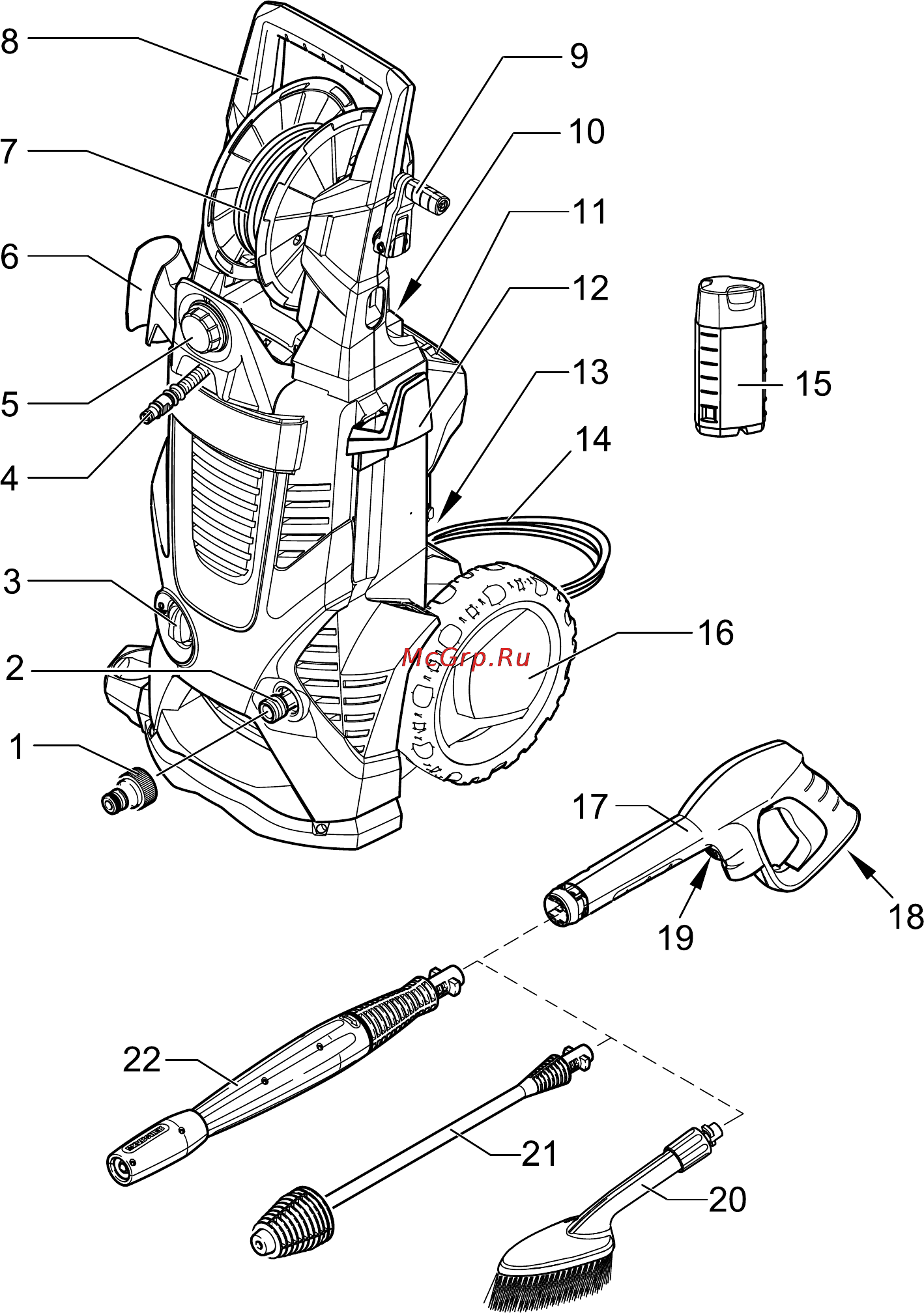 Karcher K 7.450 Инструкция по эксплуатации онлайн [4/264] 7988