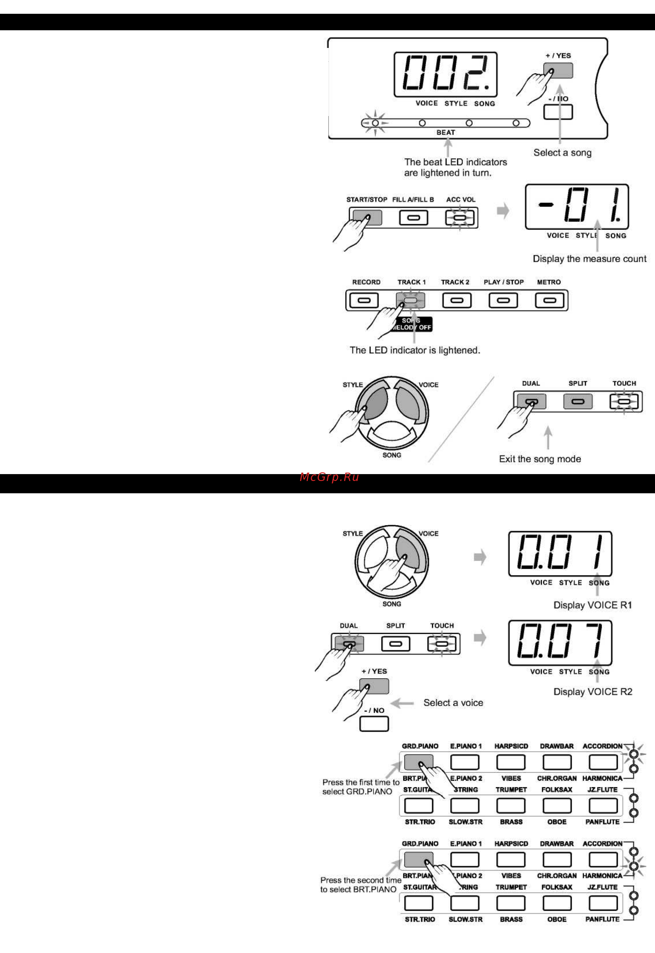 Medeli DP60 [13/28] Тоны и звуковые эффекты