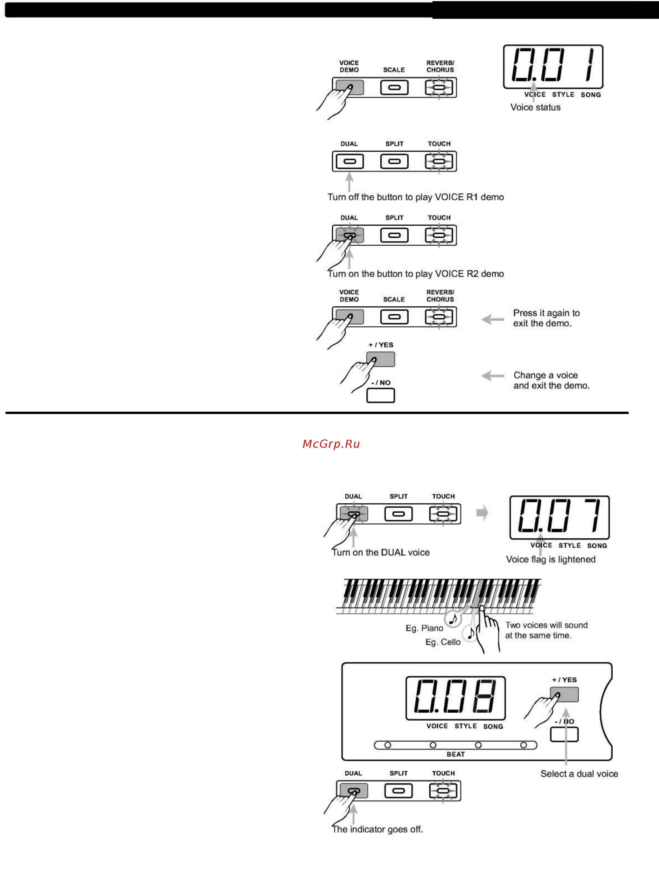 Medeli DP60 [14/28] Функциональные возможности