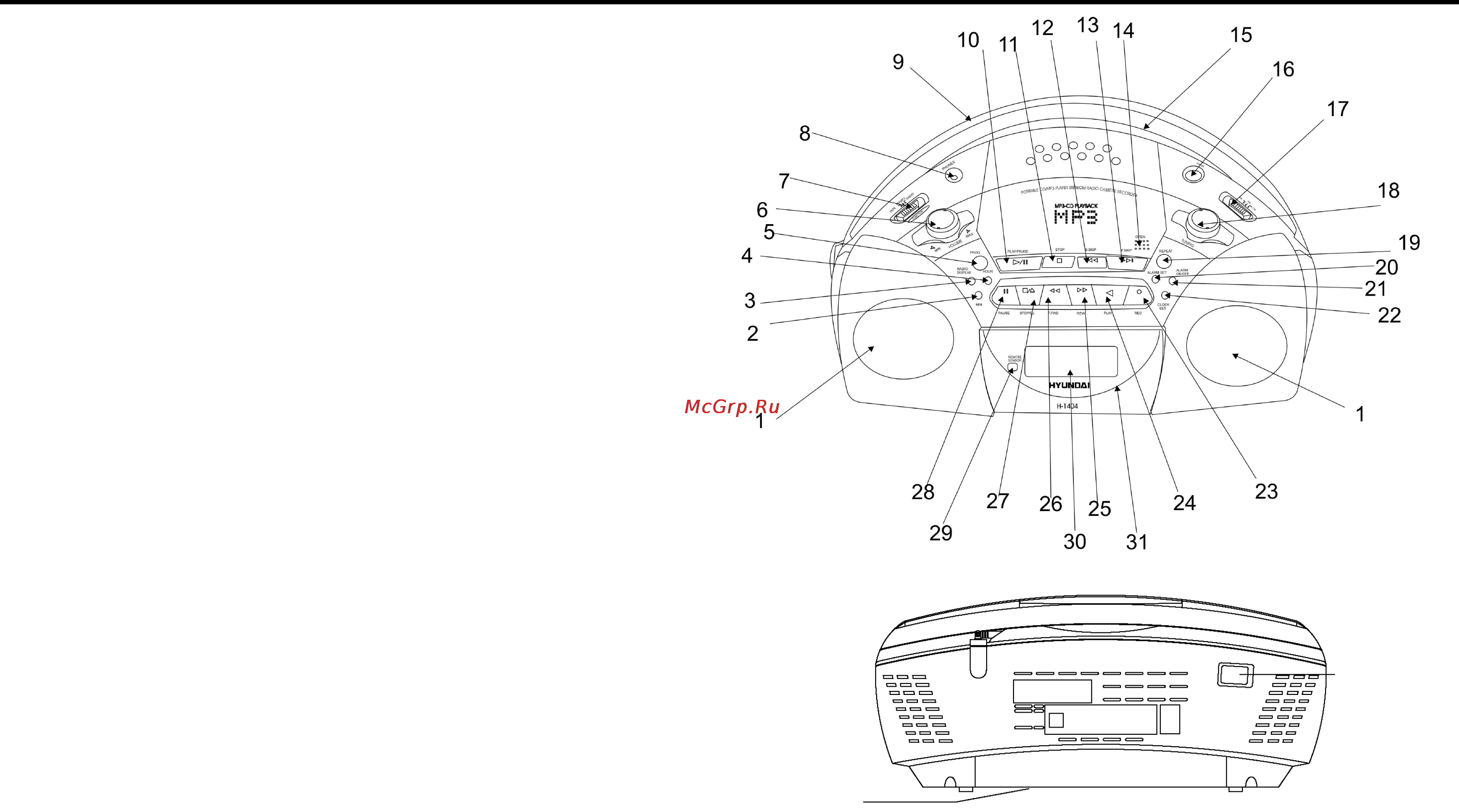 Hyundai H-1404 [3/20] Description
