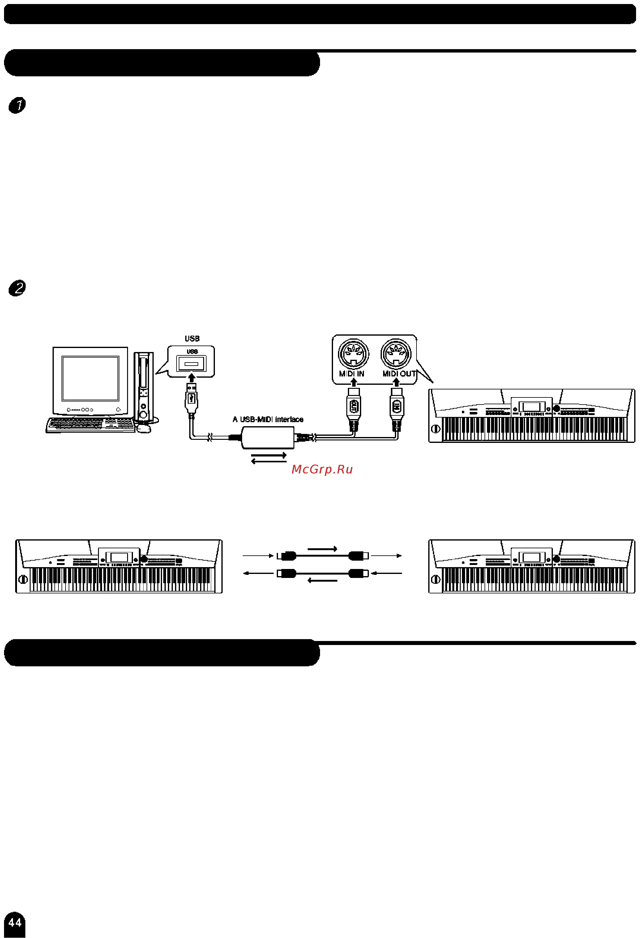 Medeli SP5500 [45/59] Midi connection
