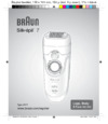 Braun SE 7681WD White/Grey Инструкция по эксплуатации