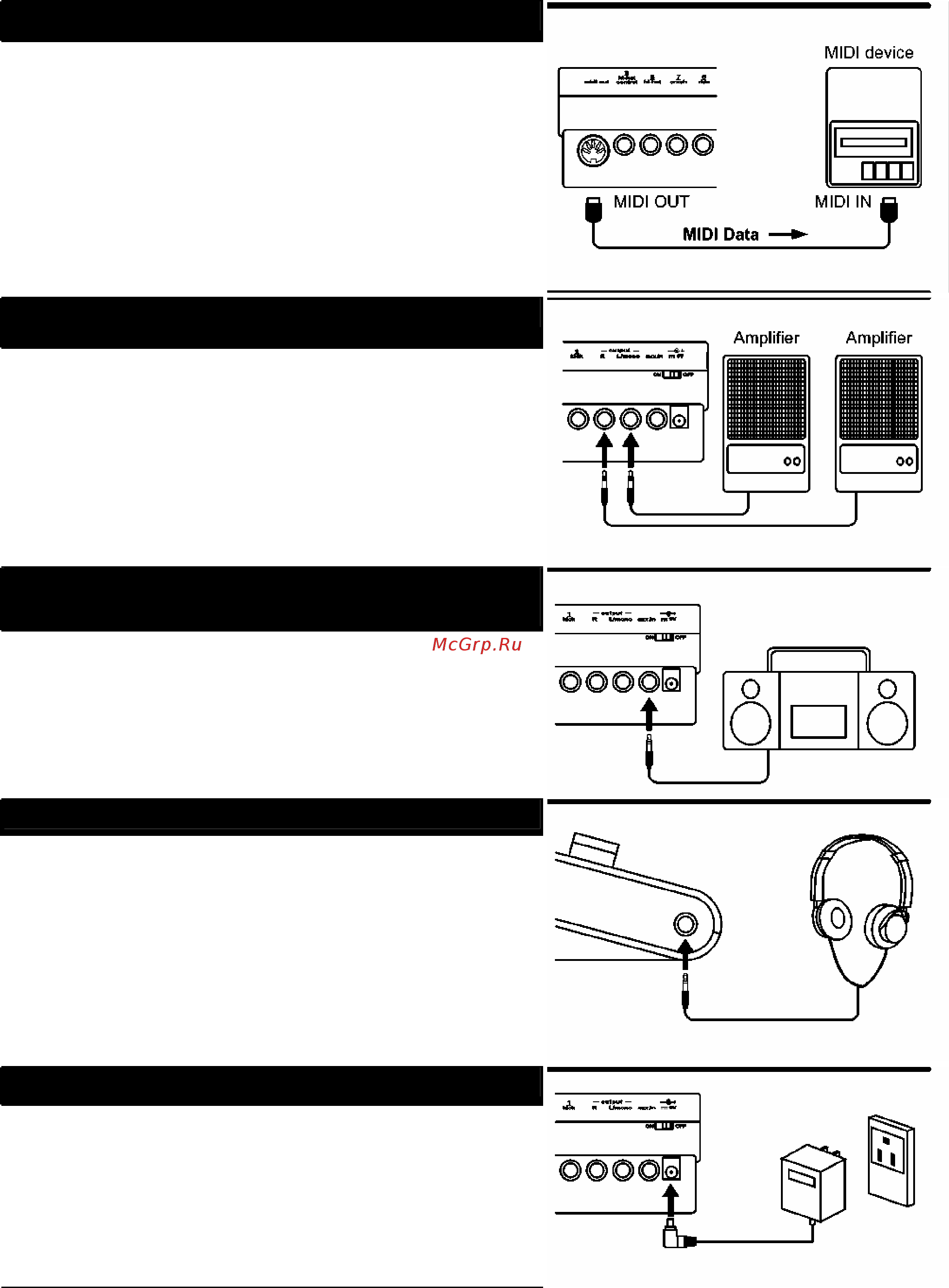 Medeli DD505 [7/18] Присоединение midi устройства