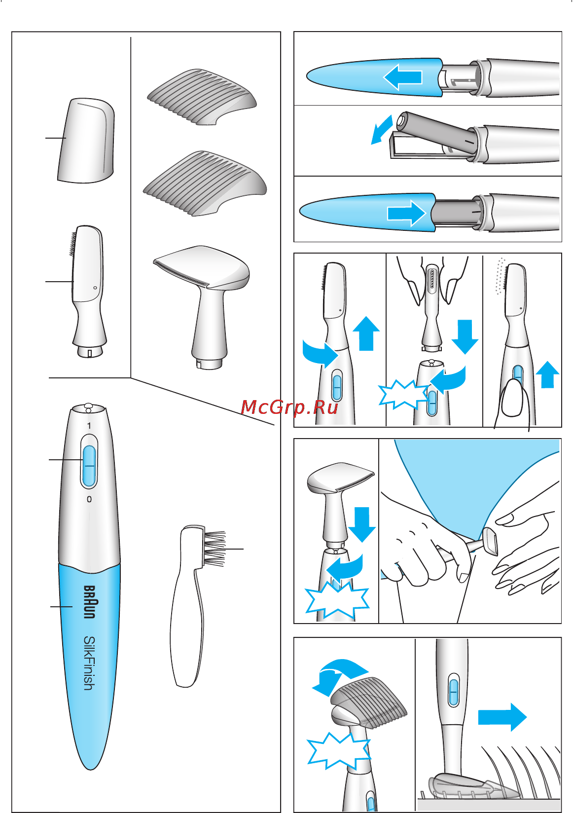 Braun SF FG 1100 White Инструкция по эксплуатации онлайн [3/5] 8036