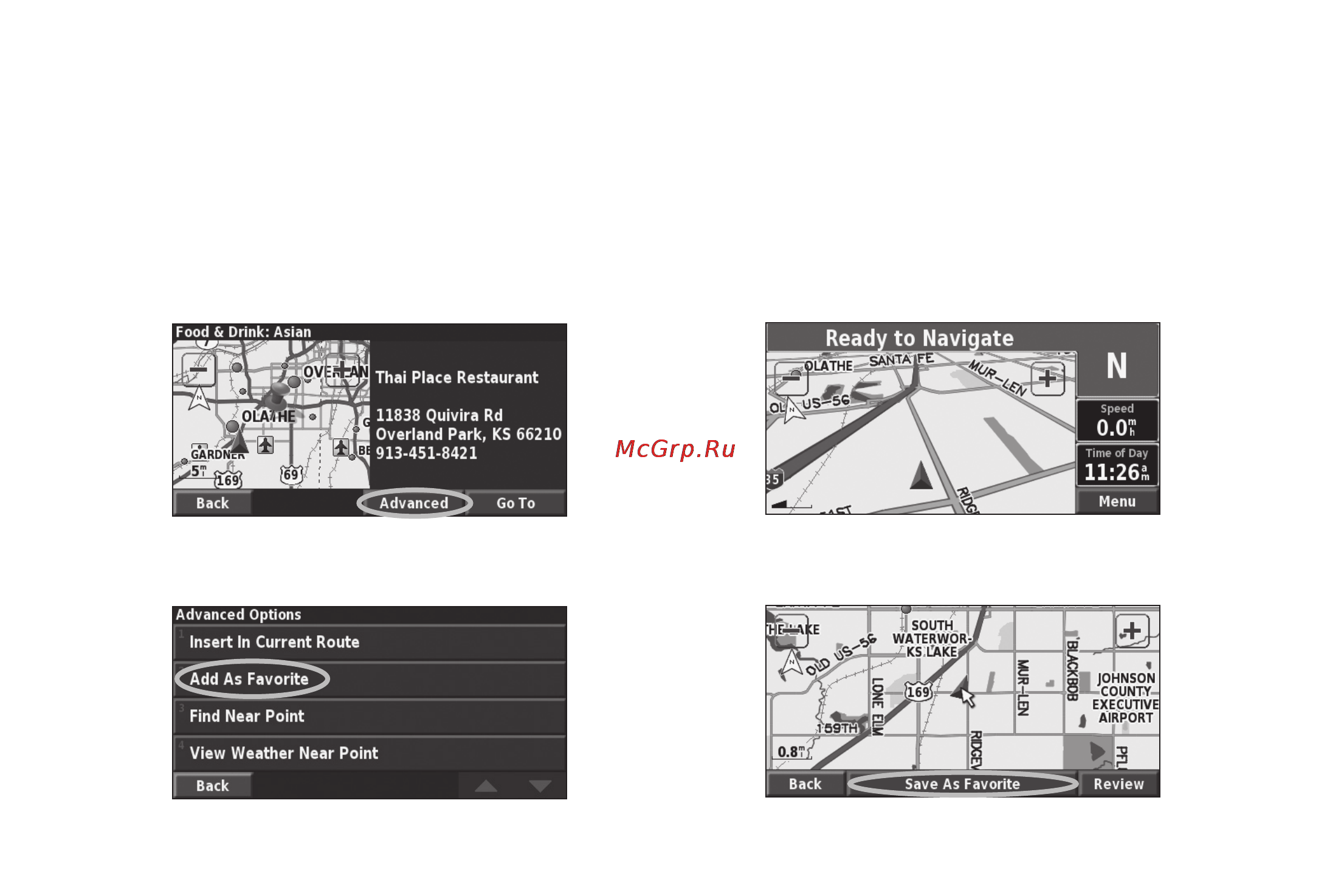 Garmin StreetPilot 7200 [13/68] Категория my locations мои объекты