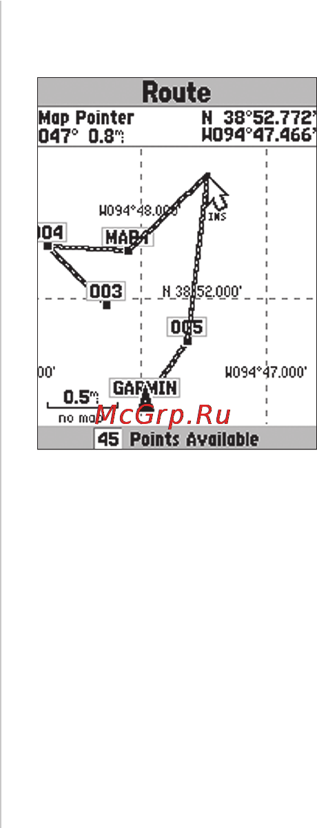 Garmin GPS 76 [49/84] Справочный раздел