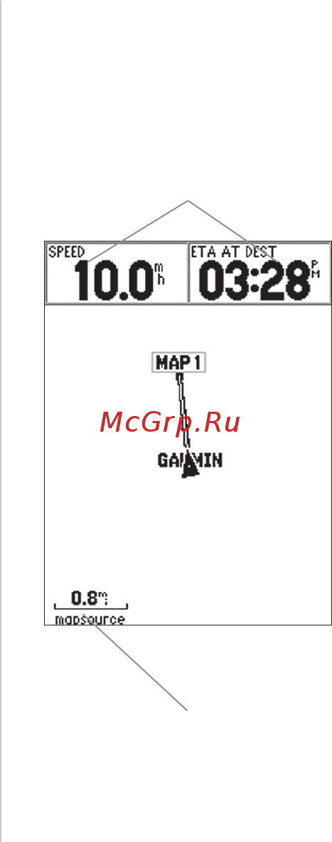 Garmin GPS 72 [25/80] Дата время и текущее местоположение
