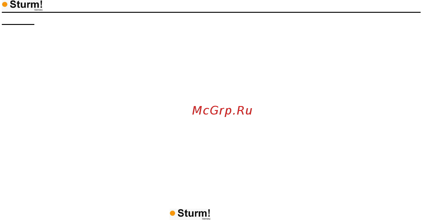 Sturm ER1110 Инструкция по эксплуатации онлайн [7/7] 8111
