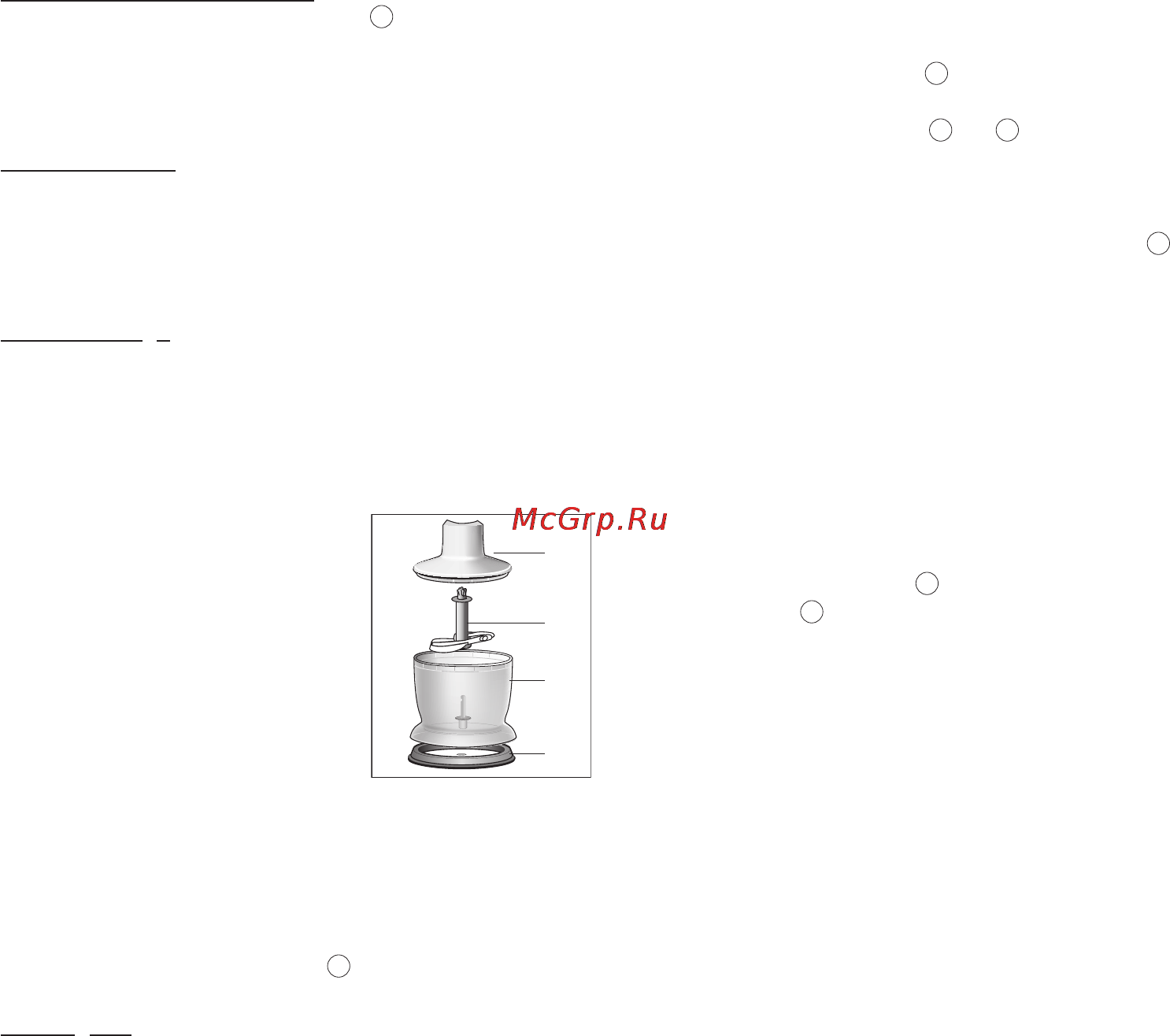 Braun MR530 Sauce [11/42] Accessoires