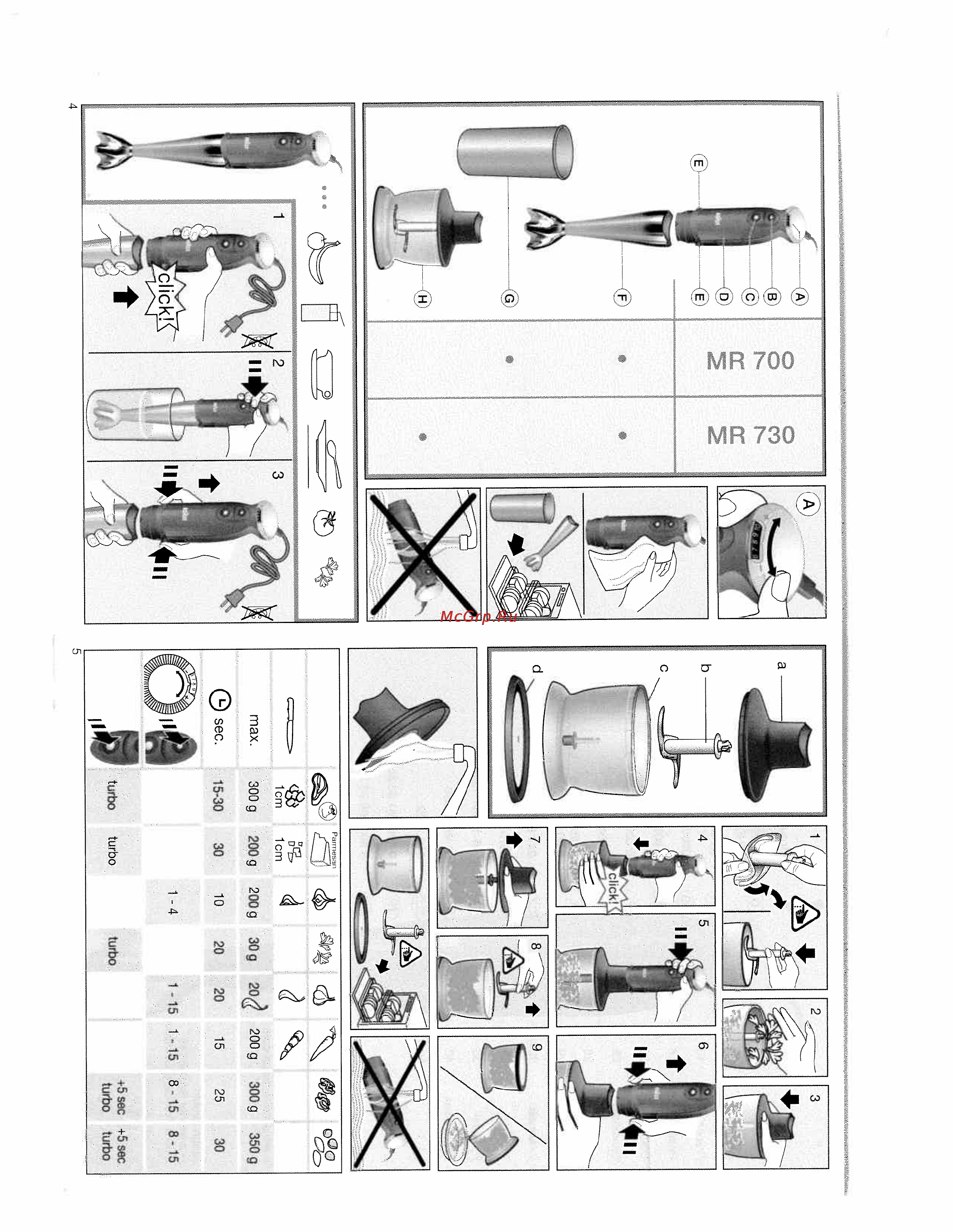 Braun MR7730 [2/4] Инструкция mr 7 730_2 pdf