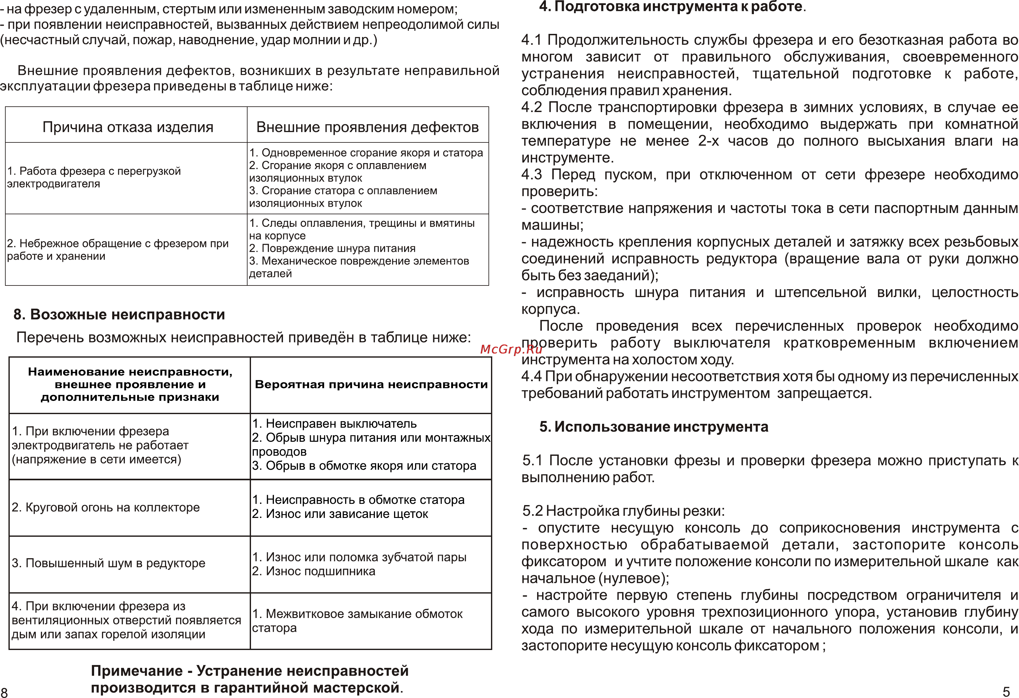Калибр Мастер ФЭ-1600 [5/6] Page 8 page 5