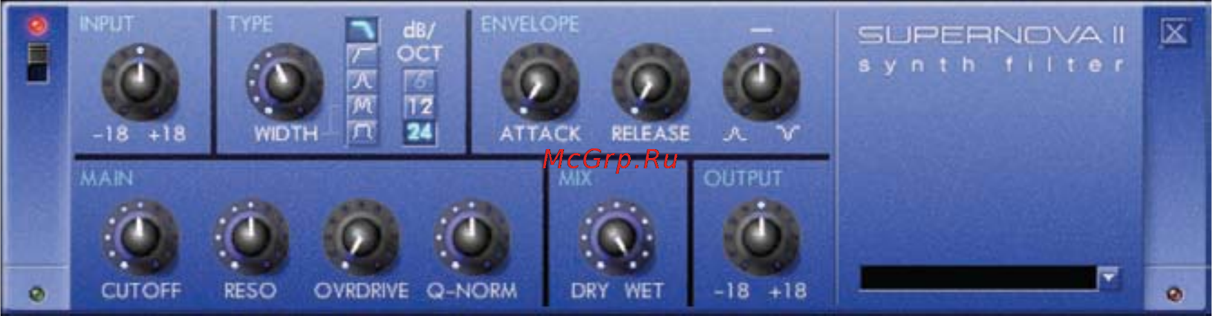 Novation NIO 2/4 [23/40] Supernova ii filter