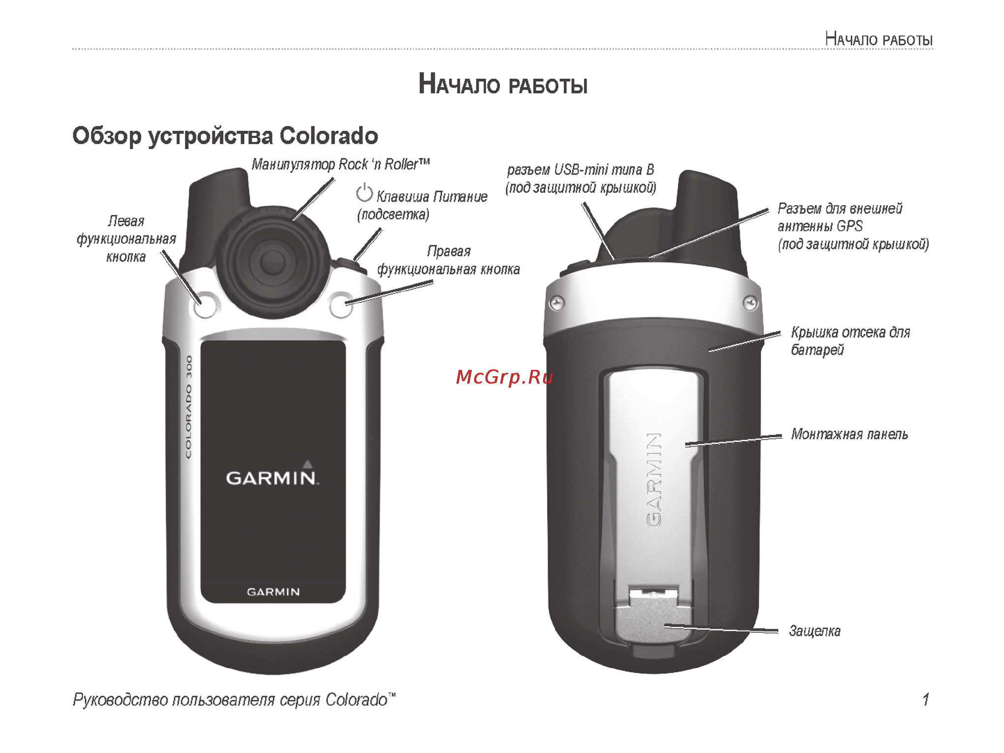 Garmin Colorado 300 Инструкция по эксплуатации онлайн [7/52] 8151