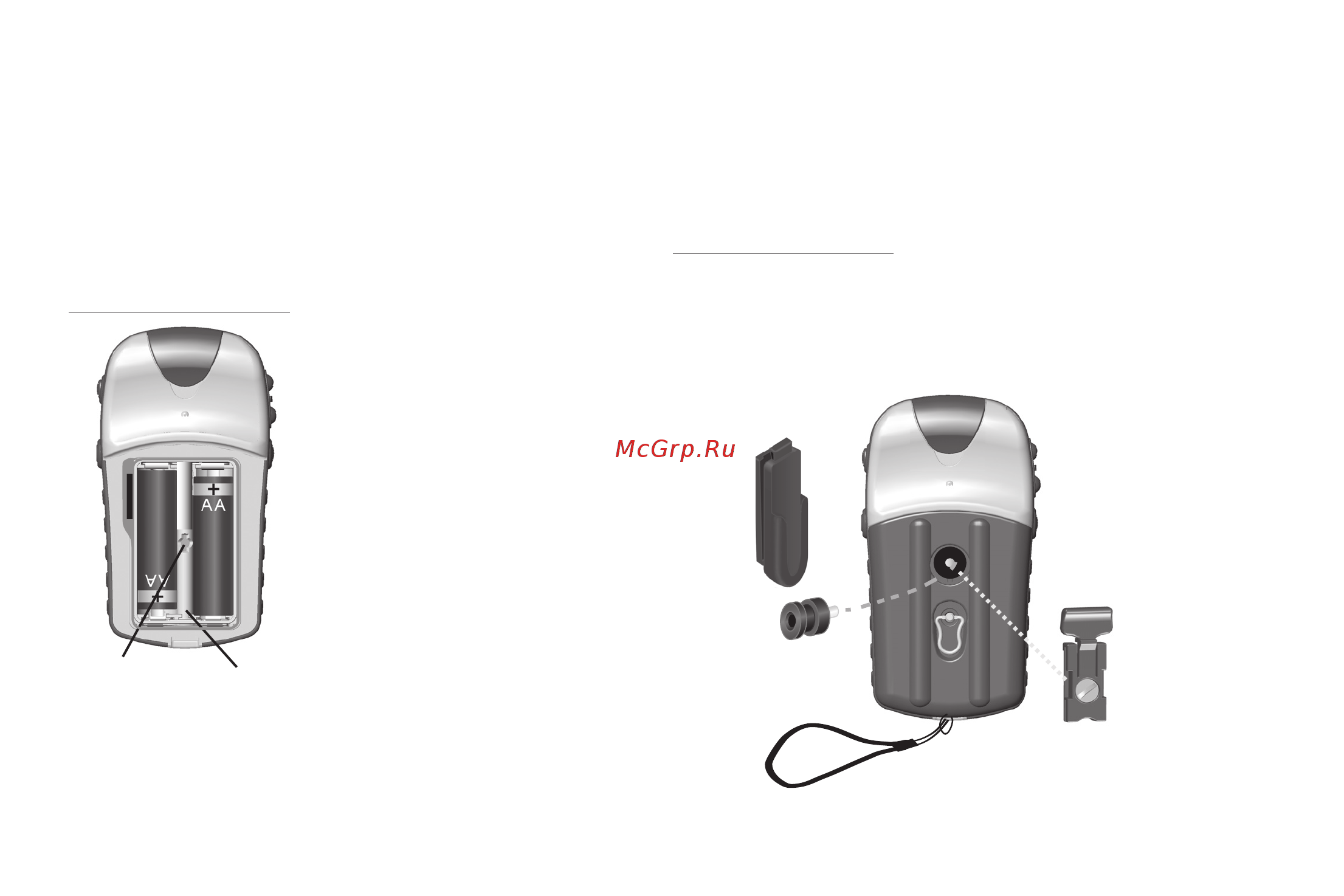 Garmin eTrex Venture Cx [10/88] Установка батареек
