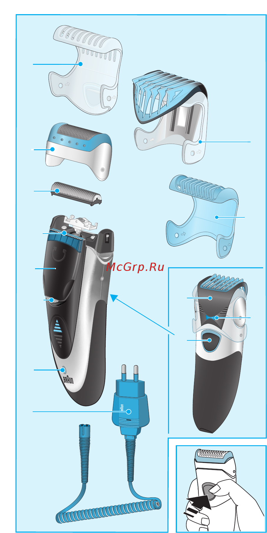 Braun Z50 BL Инструкция по эксплуатации онлайн [3/11] 8179