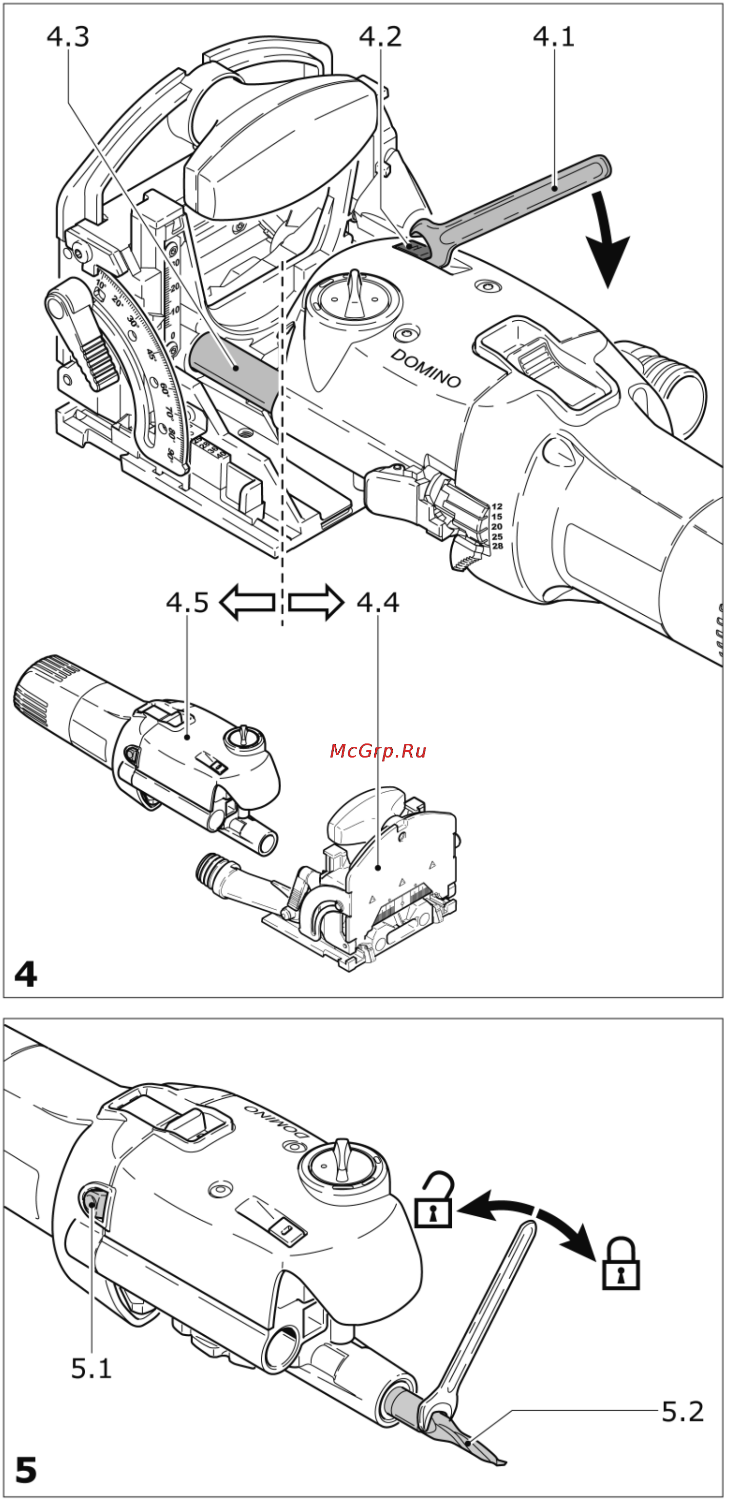 Festool DOMINO DF 500 Q-PLUS 574228 Инструкция по эксплуатации онлайн [3/86] 8199