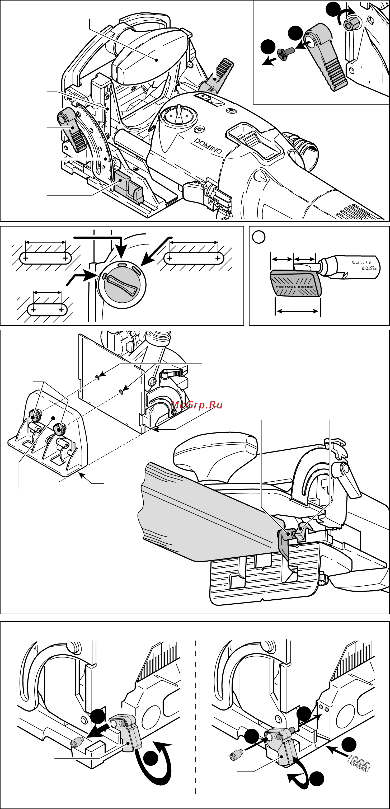 Festool DOMINO DF 500 Q-PLUS 574228 Инструкция по эксплуатации онлайн [4/86] 8199