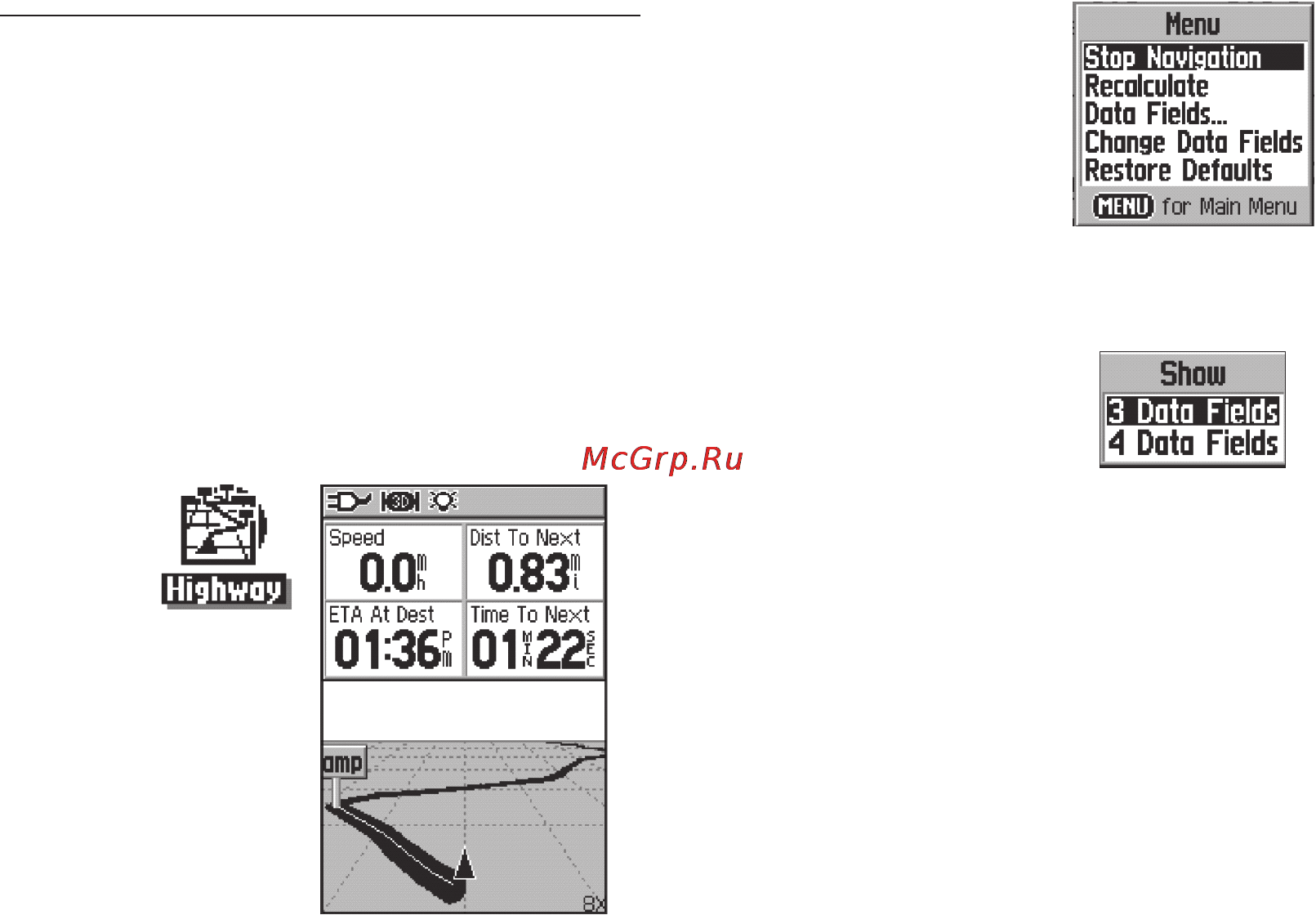Garmin GPS 60 [54/96] Меню настройки