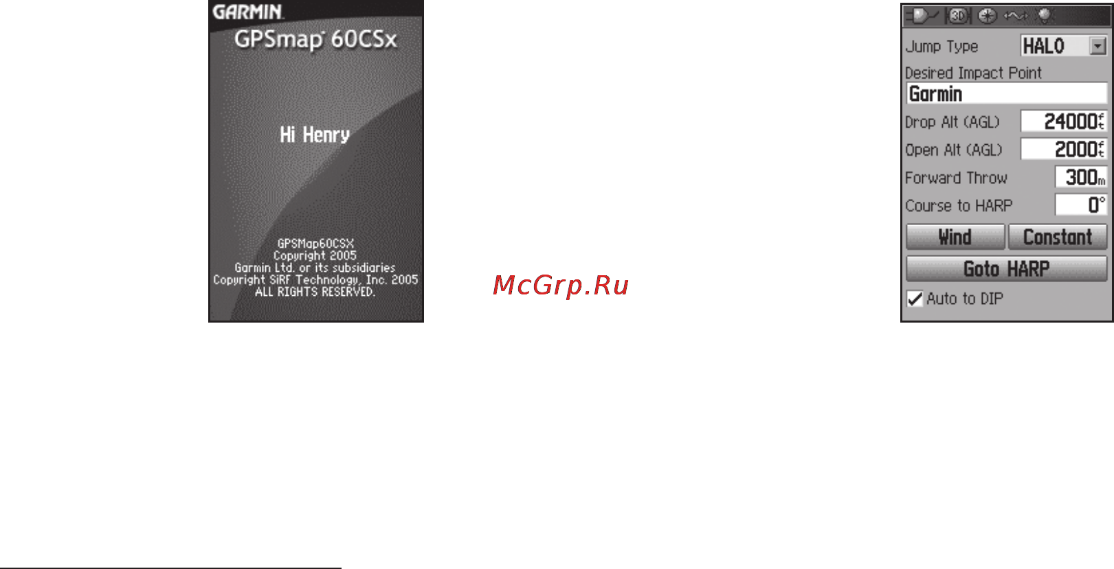 Garmin GPSMAP 60Cx [80/104] Настройка функции jumpmaster