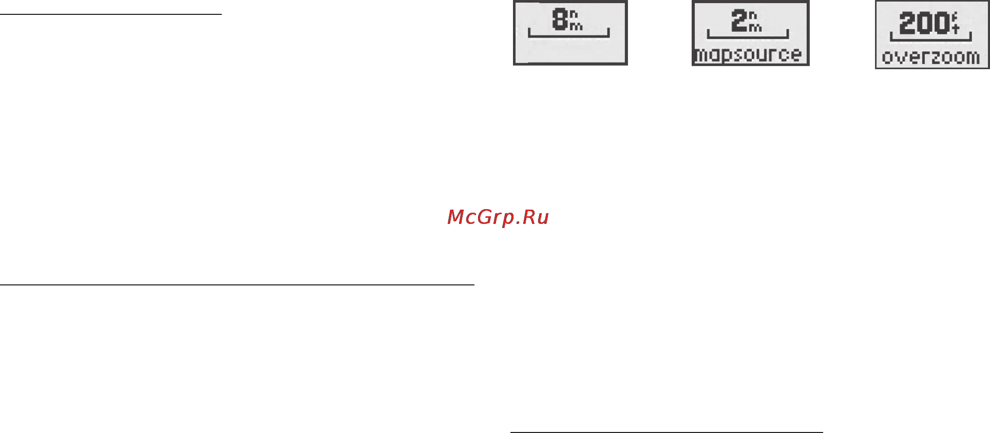 Garmin GPSMAP 96 [45/120] Меню опций страницы карты