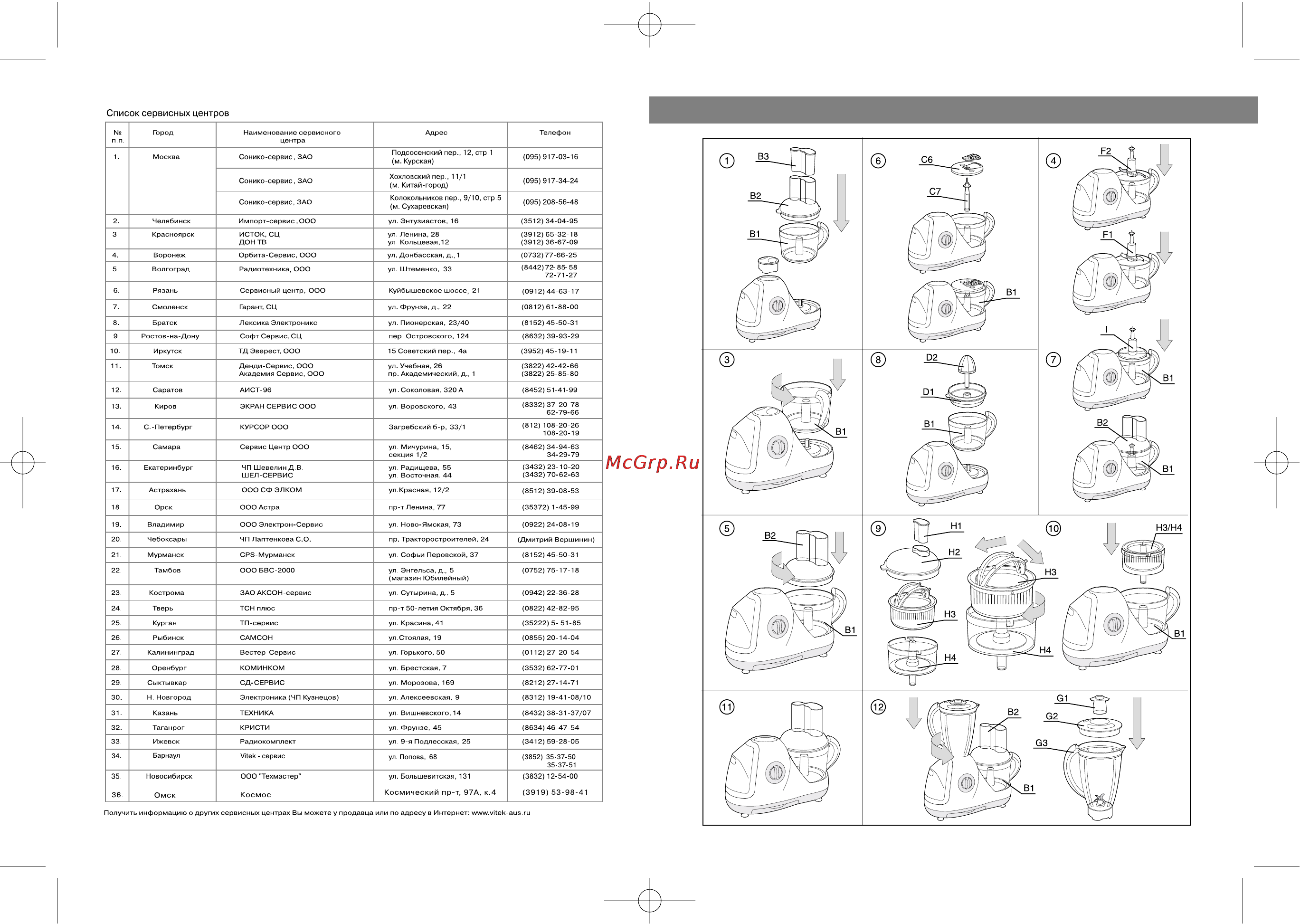 Vitek VT-1607 [3/12] English