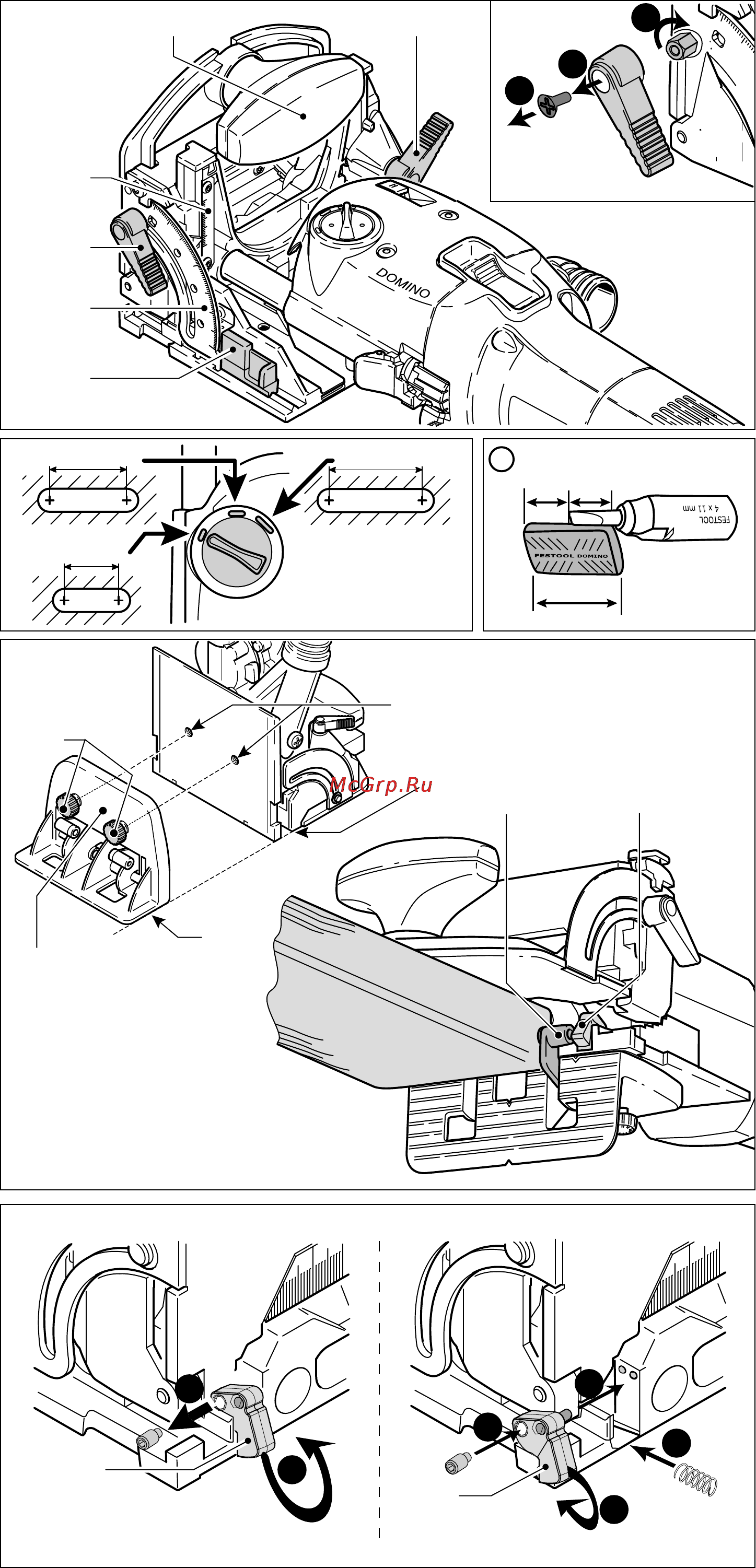 Festool DOMINO DF 500 Q-Set/DS 712504 Инструкция по эксплуатации онлайн [4/86] 8279