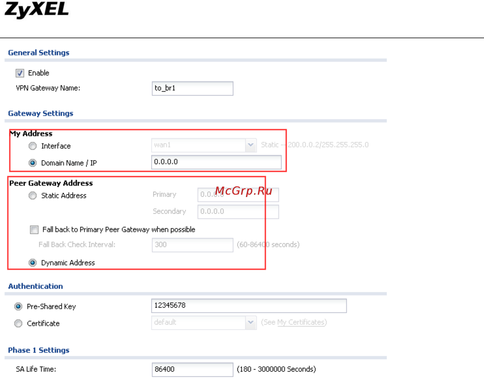 Zyxel ZyWALL USG 50 [122/185] Zywall usg support notes