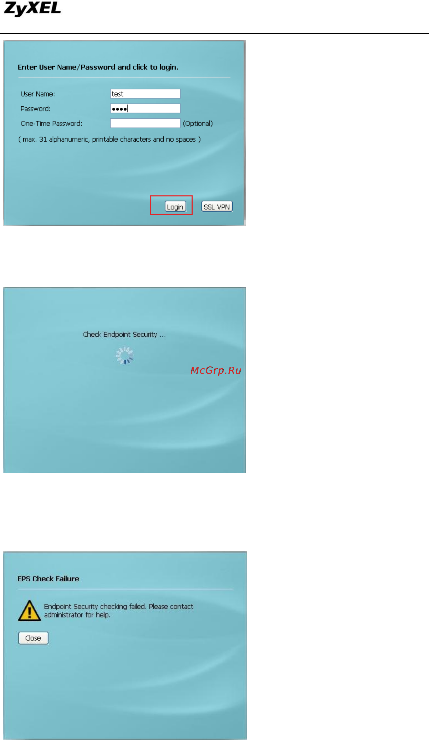 Zyxel ZyWALL USG 2000 [65/185] Zywall usg support notes