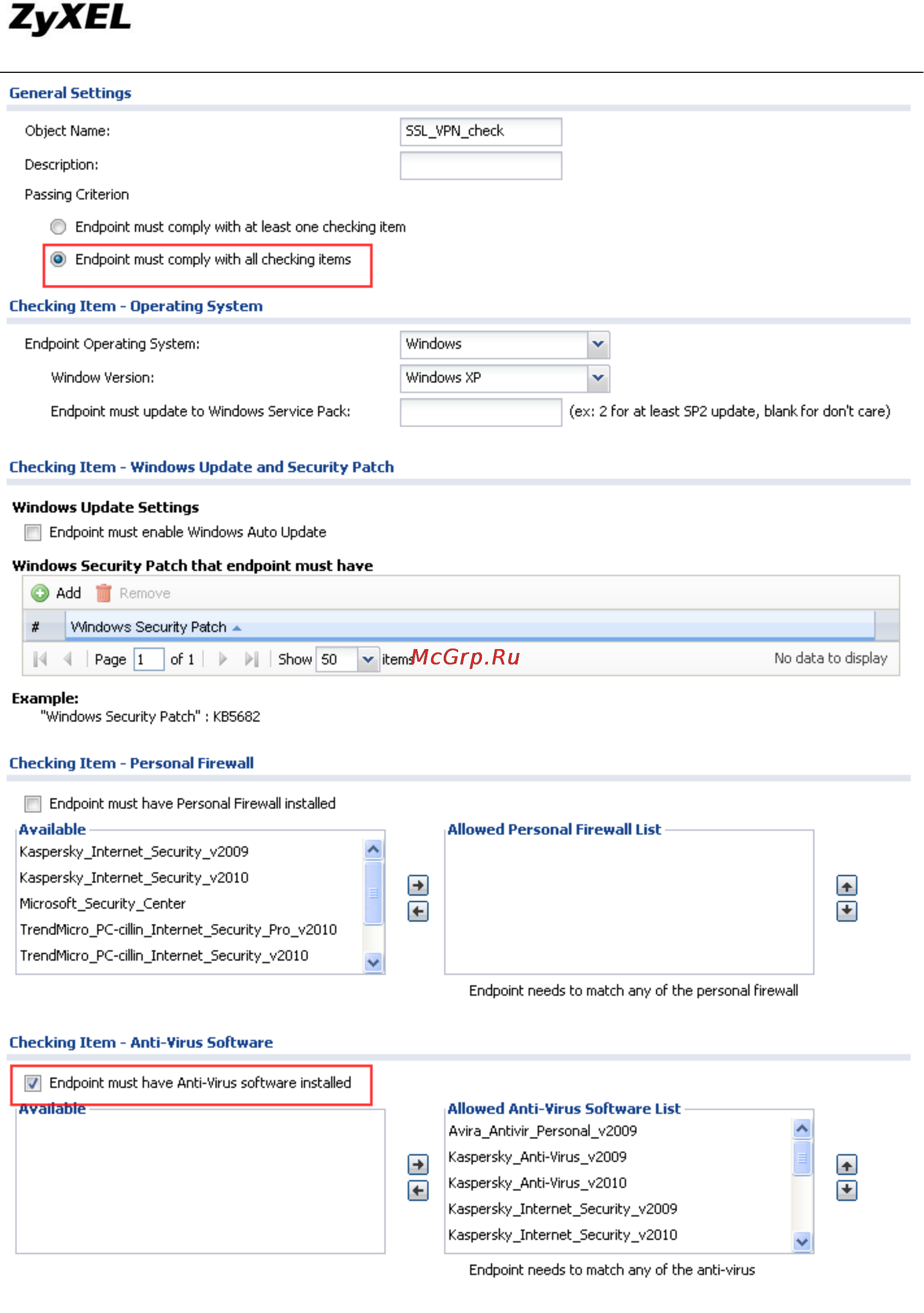 Zyxel ZyWALL USG 2000 [68/185] Zywall usg support notes
