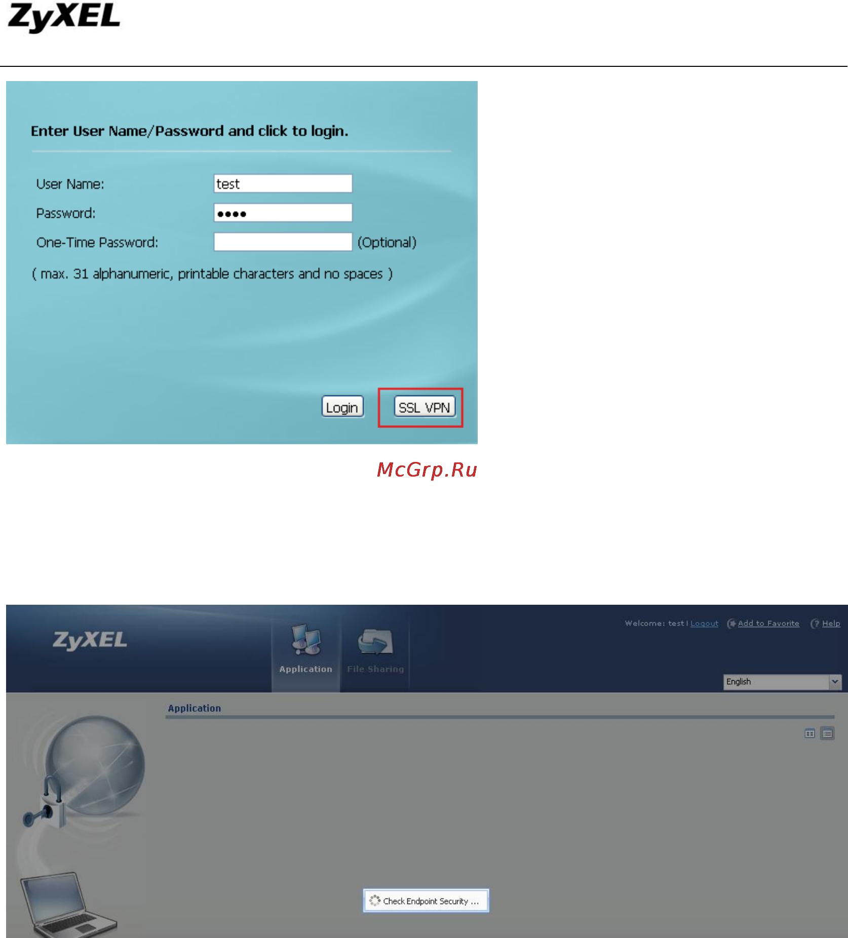 Zyxel ZyWALL USG 50 [70/185] Zywall usg support notes
