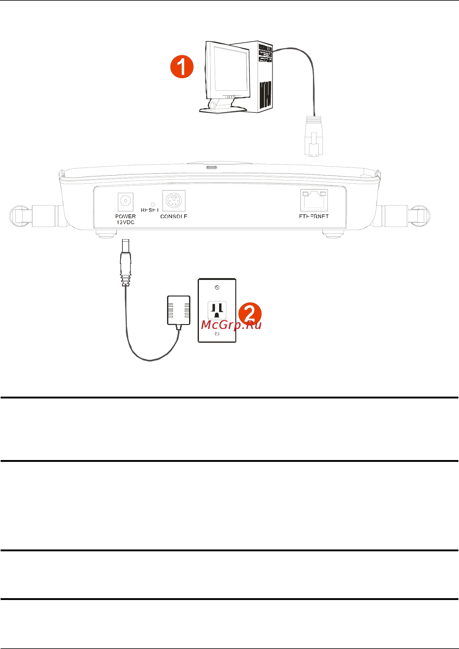 Zyxel NWA-3160 [47/131] Connecter le matériel