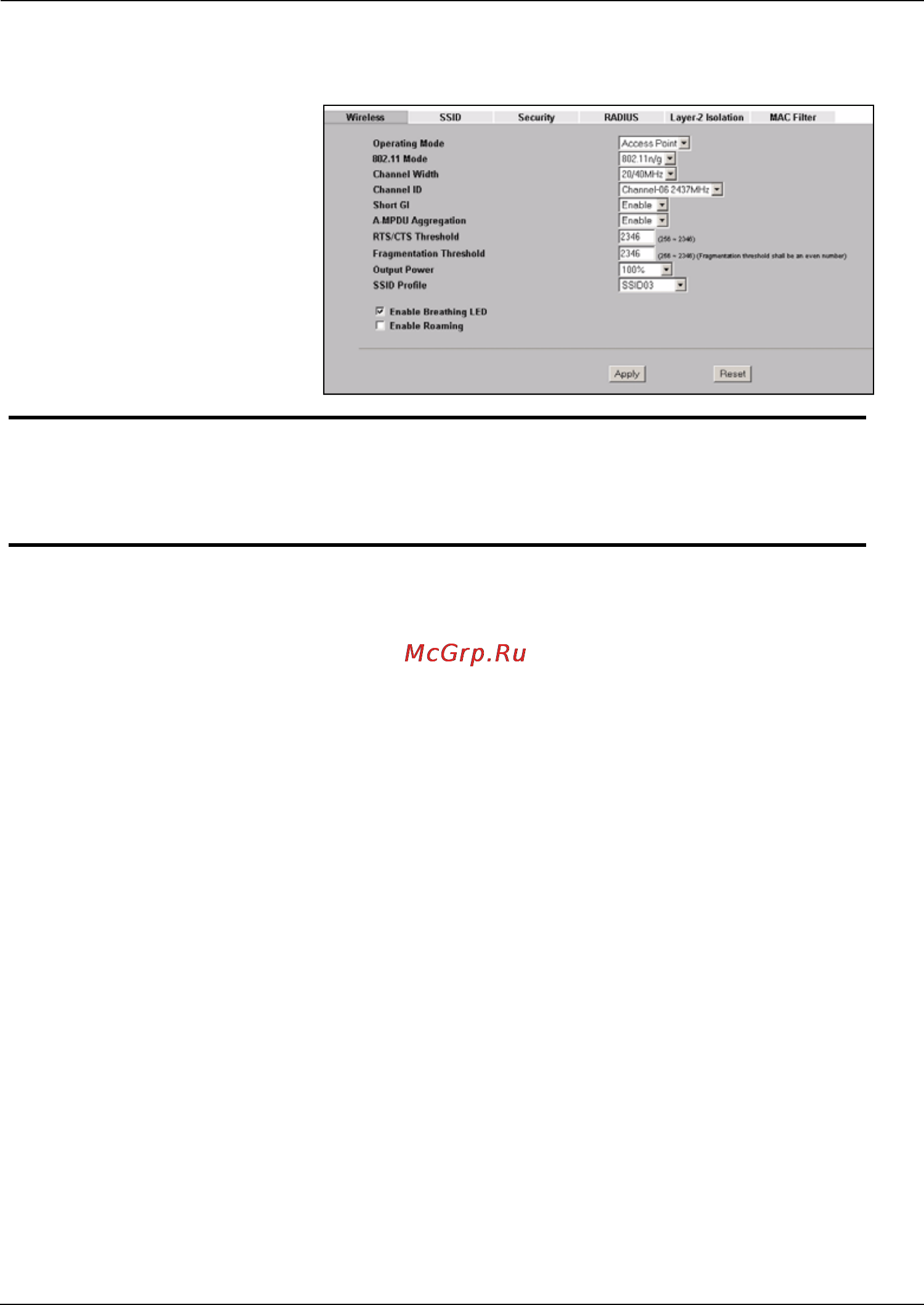 Zyxel NWA-3160 [8/131] Configure wireless settings