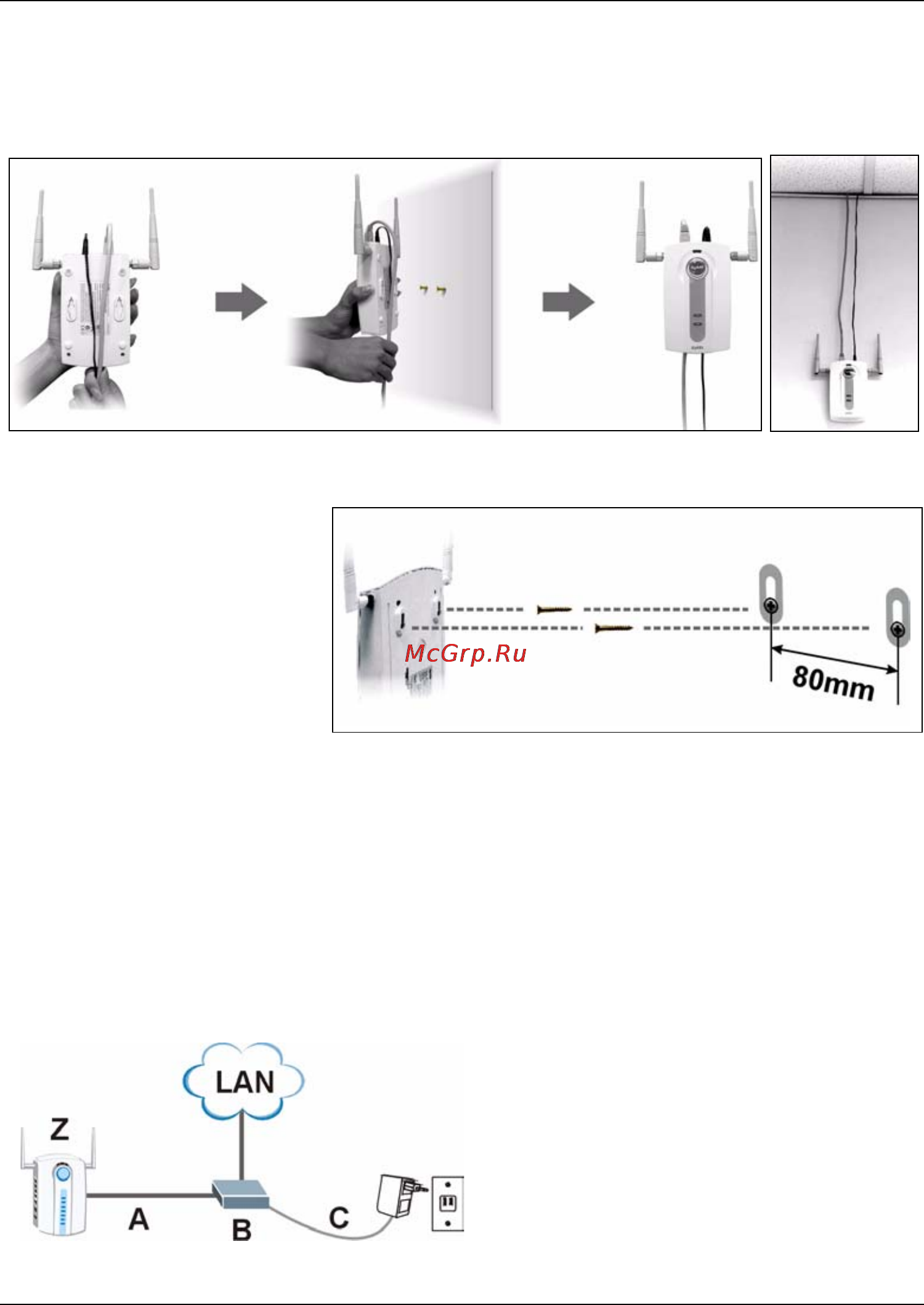 Zyxel NWA-3500 [14/130] Set up power over ethernet optional