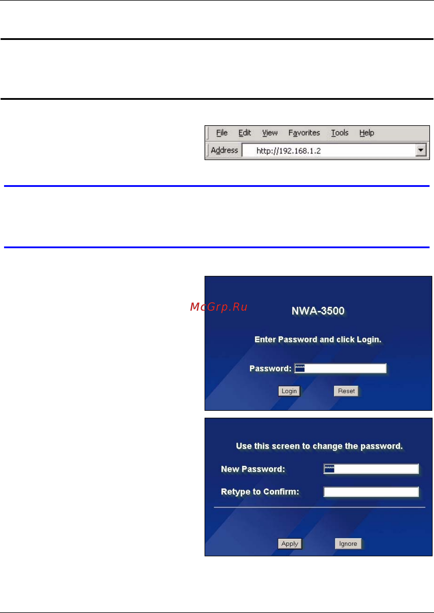 Zyxel NWA-3500 [36/130] Acceda al configurador web