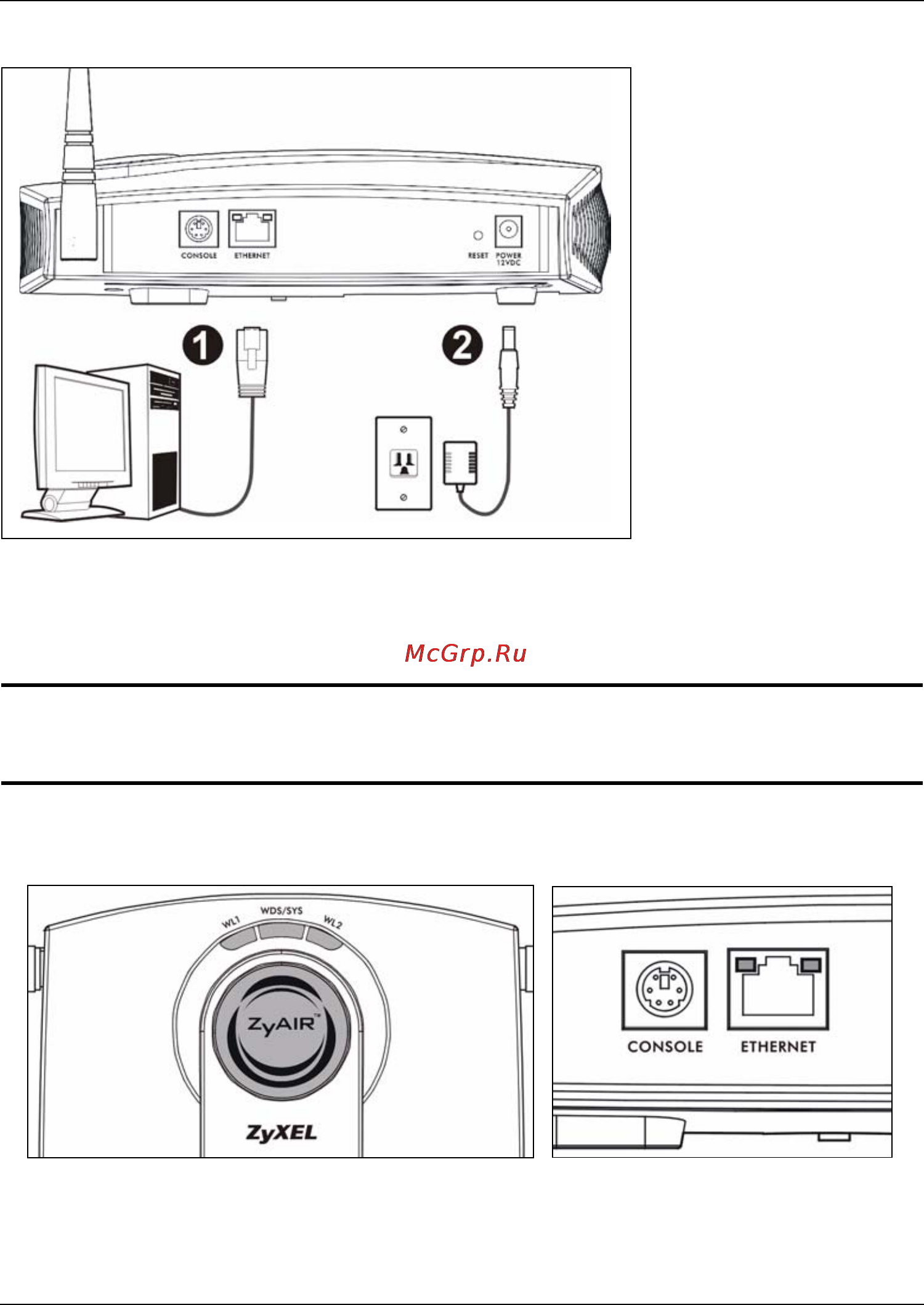 Zyxel NWA-3500 [4/130] Connect the nwa 3500 s ethernet port to an ethernet jack with network access after you have completed the initial configuration