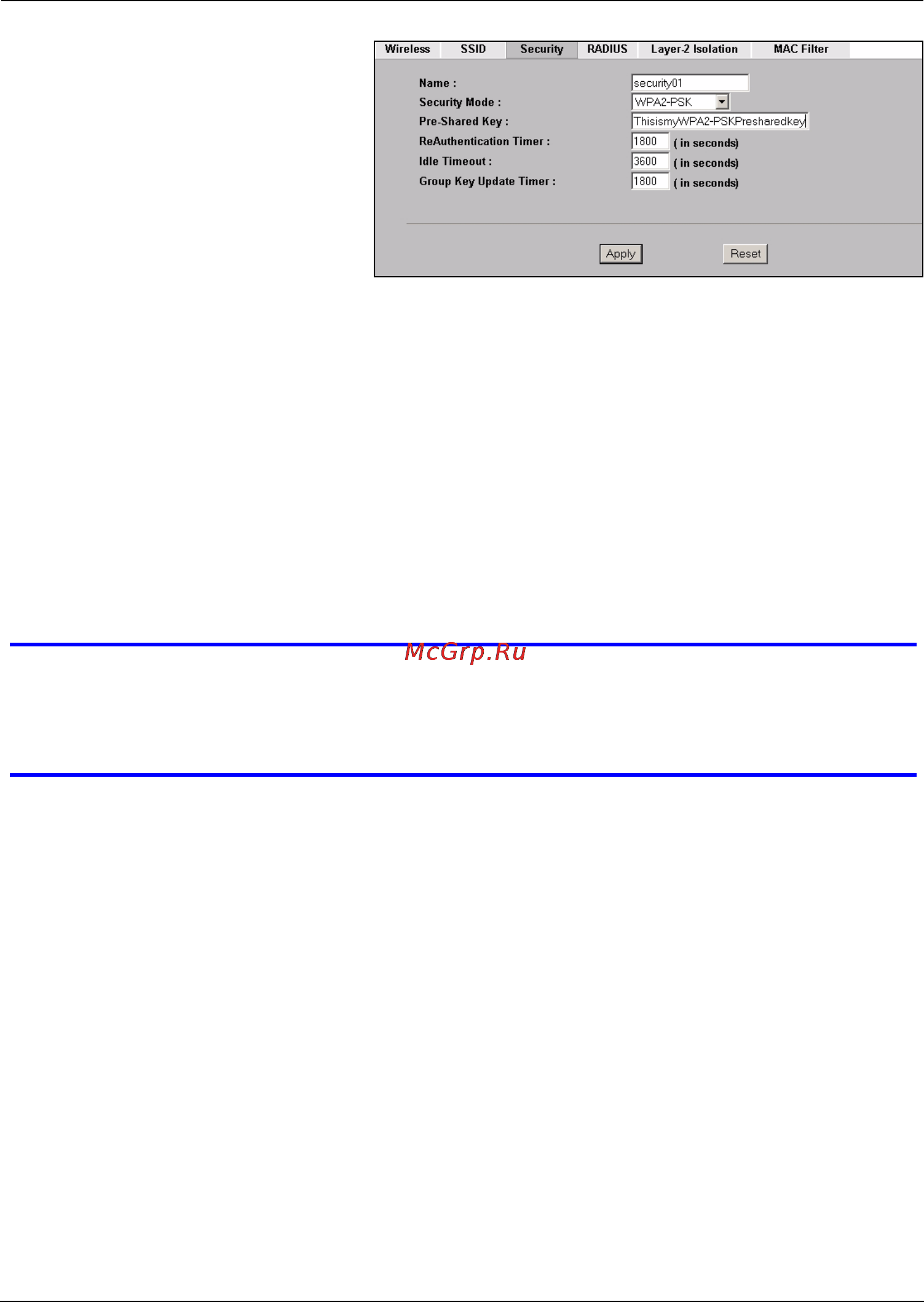 Zyxel NWA-3500 [41/130] Si los clientes inalámbricos no pueden comunicarse con la red asegúrese de que los clientes y el nwa 3500 utilicen la misma configuración de seguridad inalámbrica