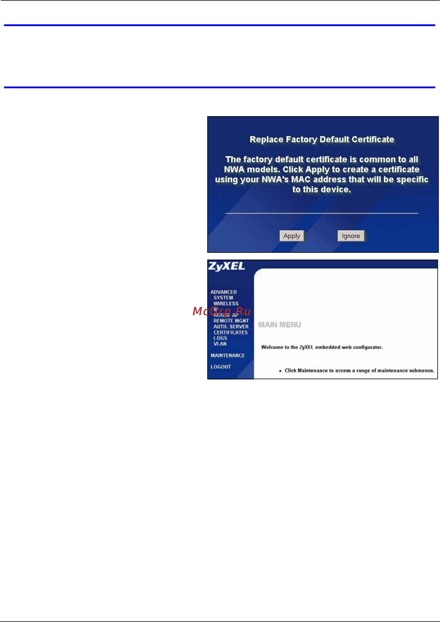 Zyxel NWA-3500 [51/130] Si vous changez le mot de passe et que vous l oubliez vous devrez réinitialiser le nwa 3500 reportez vous au guide de l utilisateur pour la manière d utiliser le bouton réiniti...