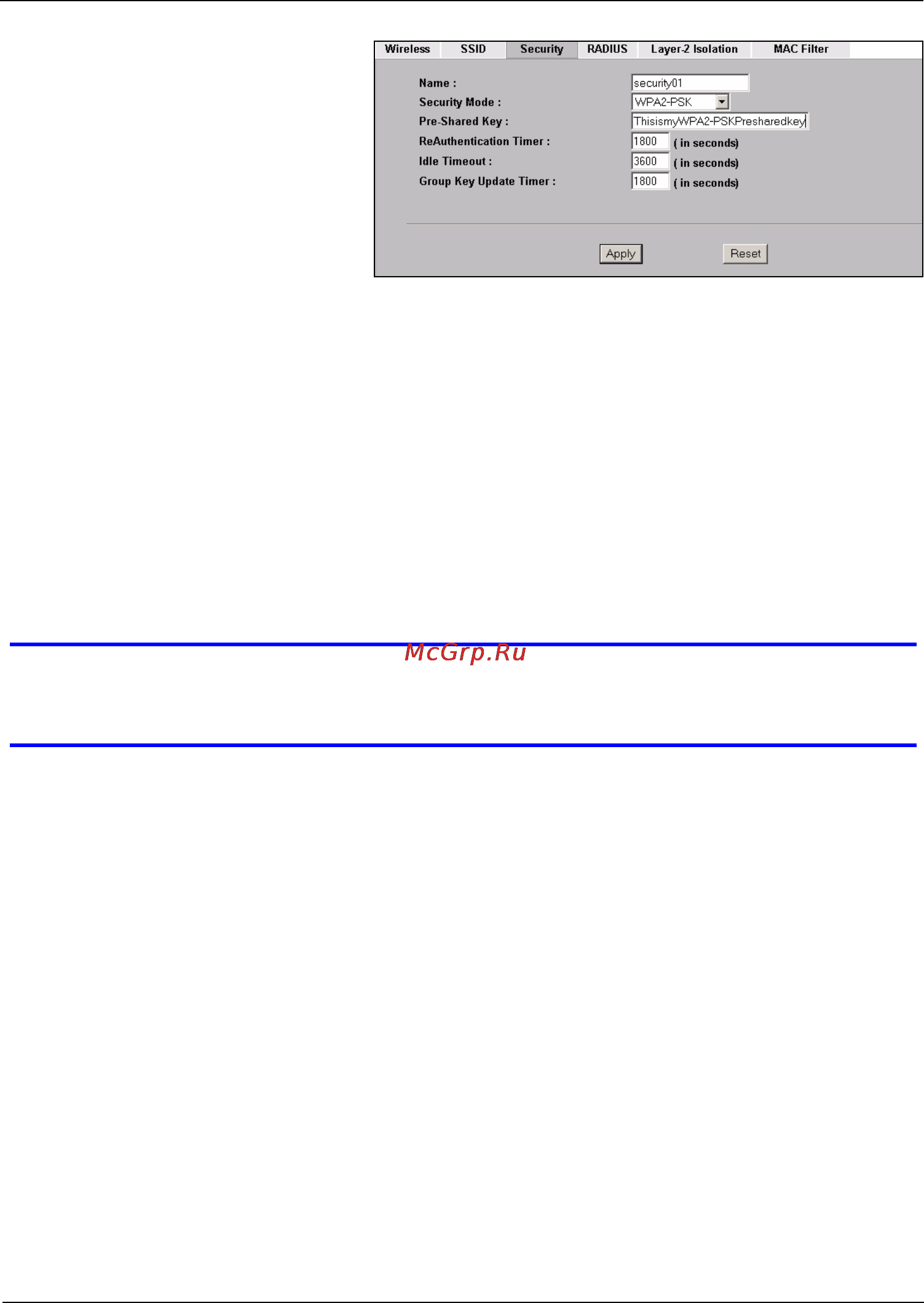 Zyxel NWA-3500 [71/130] Se i client wireless non possono comunicare con la rete verificare che i client e nwa 3500 utilizzino le stesse impostazioni di sicurezza wireless