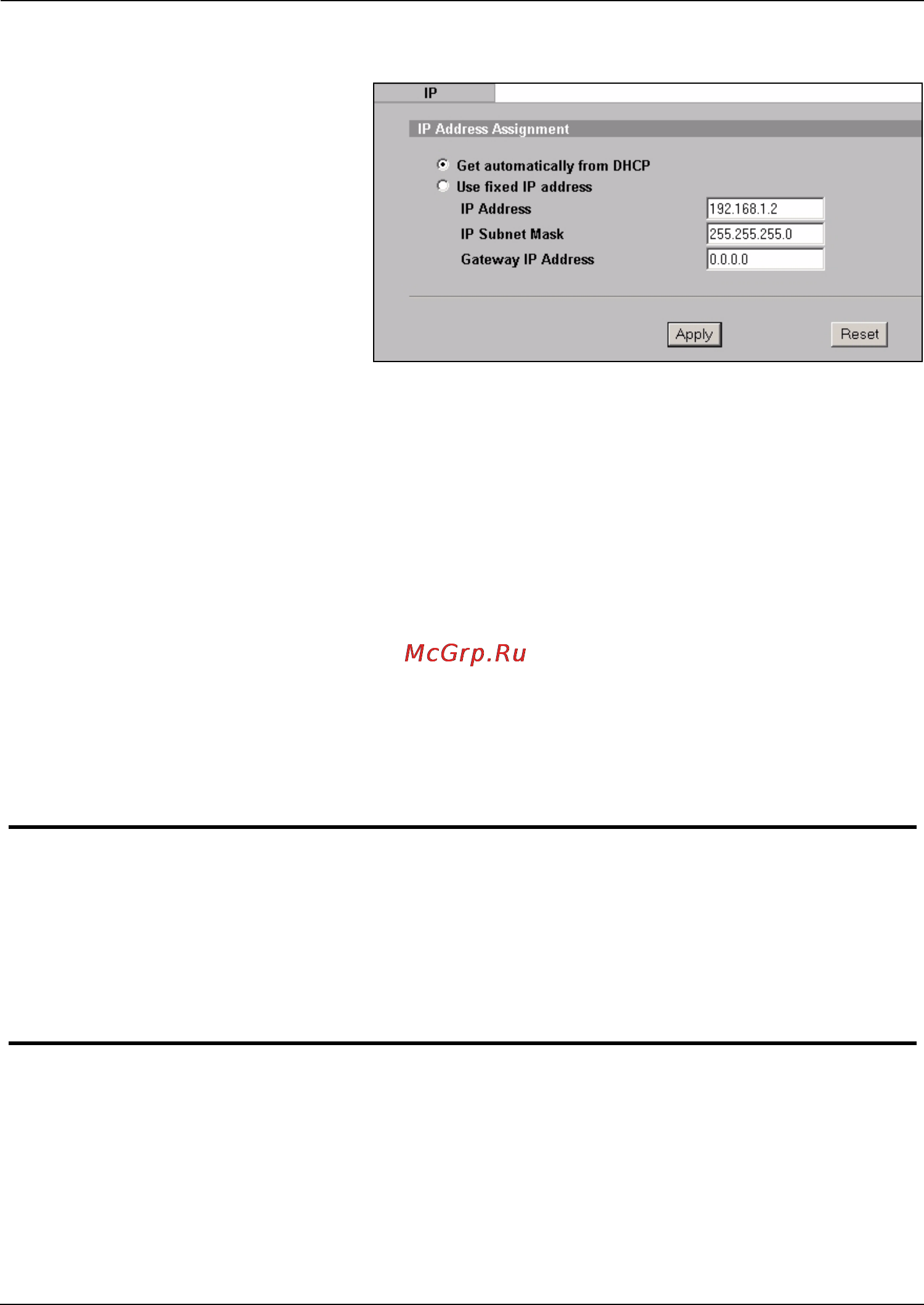 Zyxel NWA-3500 [87/130] Конфигурирование настроек ip