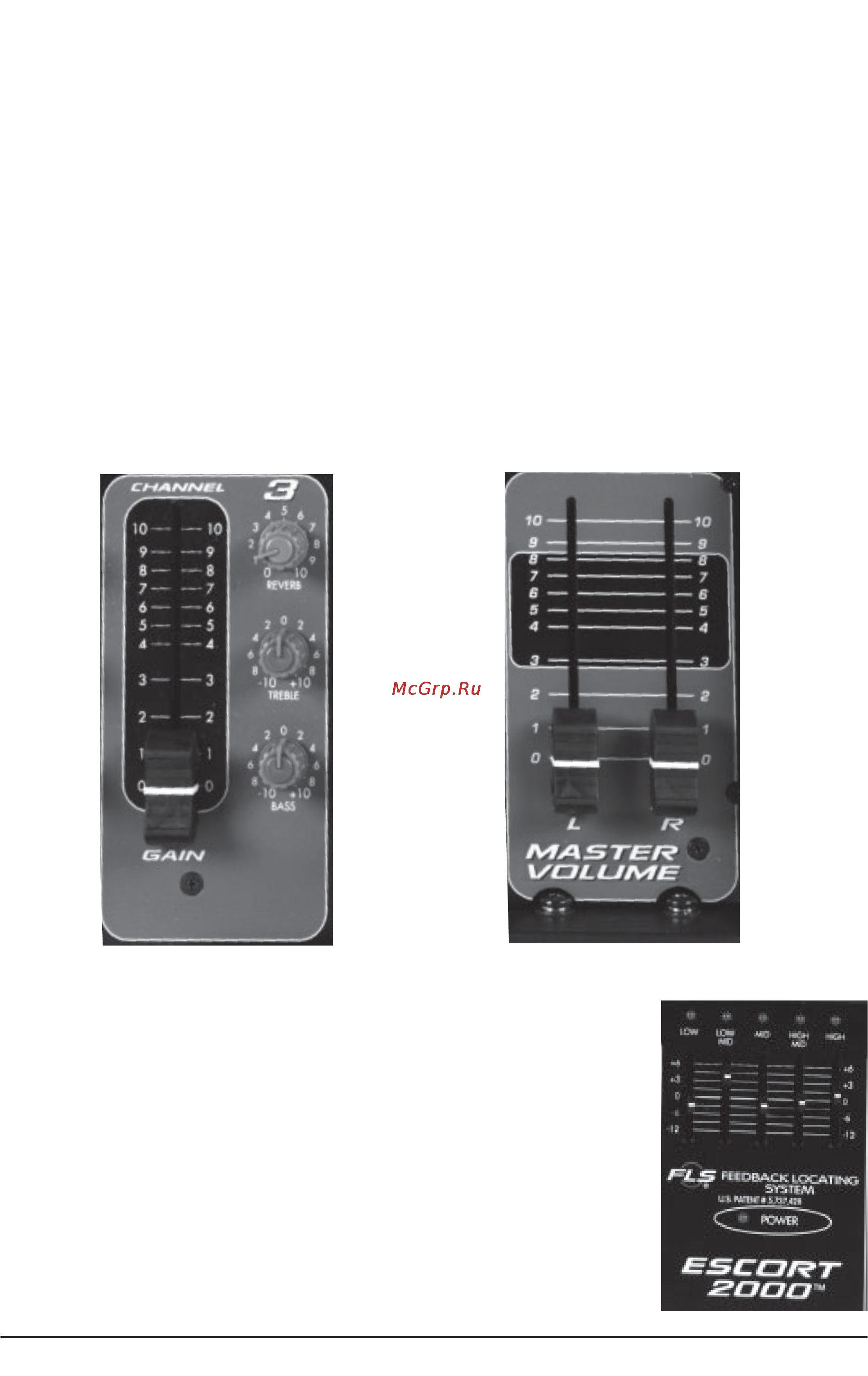 Peavey ESCORT 2000 [7/11] Использование графического эквалайзера