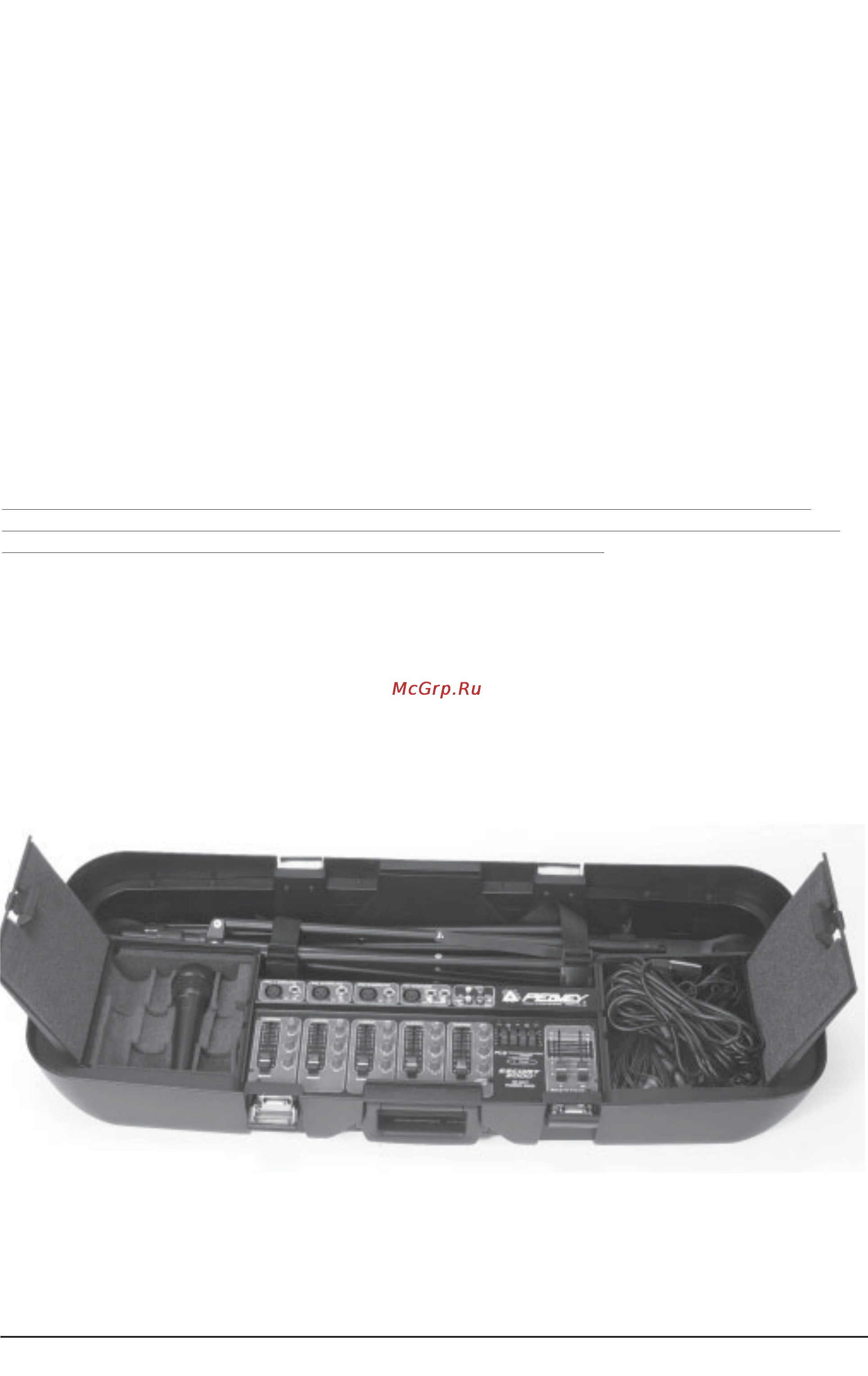 Peavey ESCORT 2000 [9/11] Работа дополнительного выхода aux out