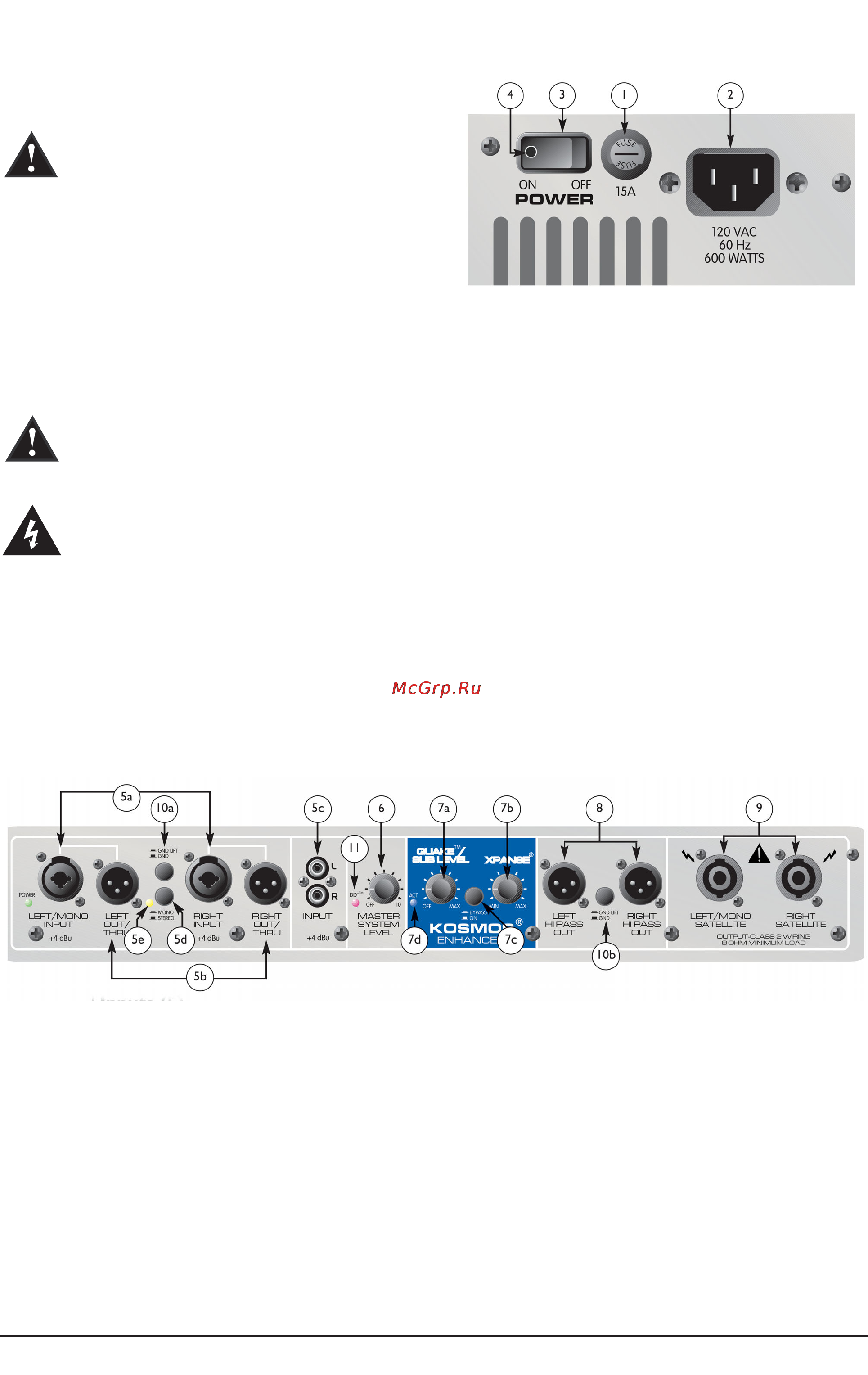 Peavey TRIFLEX [5/14] Тыльная панель