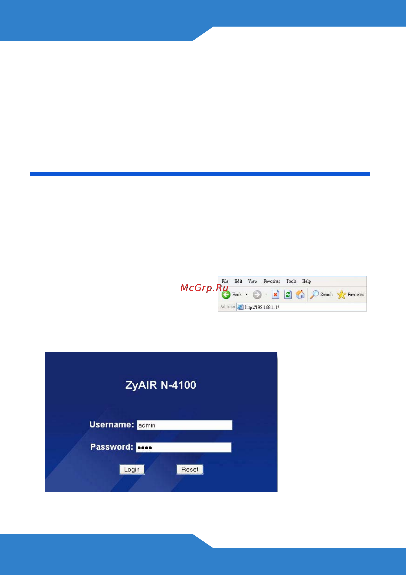 Zyxel N4100 [110/140] Webbkonfigurator