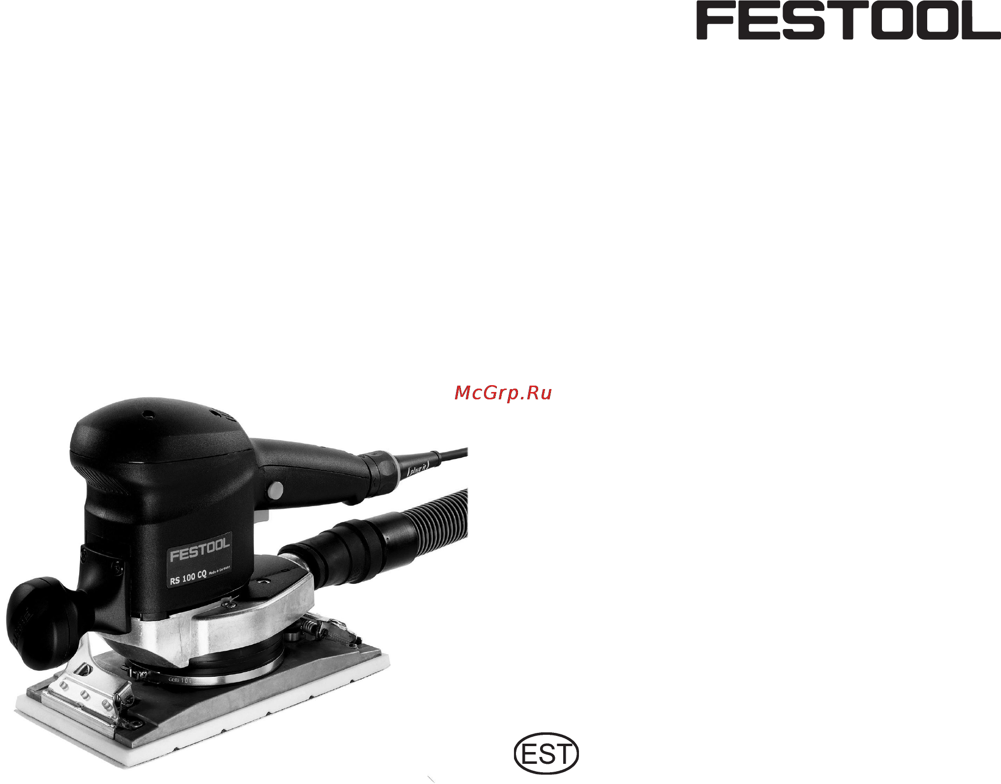 Festool Rutscher RS 100 CQ-Plus в контейнере 567760 [9/62] Rs 100 cq