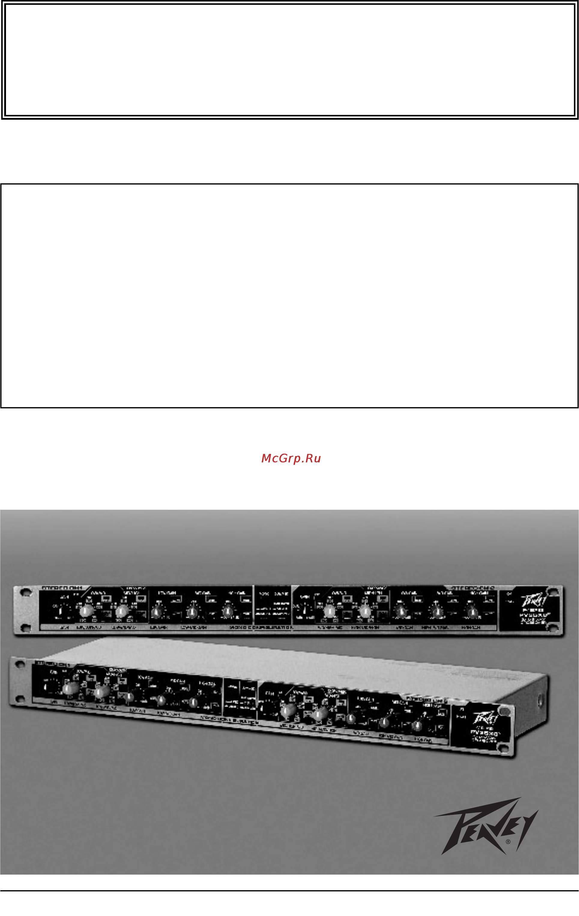 Peavey PV35XO Инструкция по эксплуатации онлайн