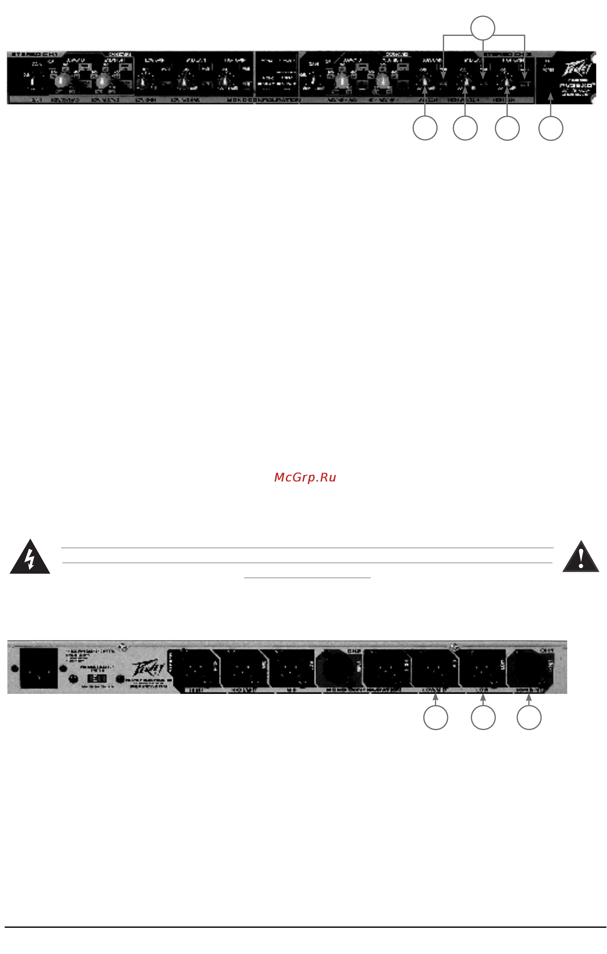Peavey PV35XO [10/12] Тыльная панель