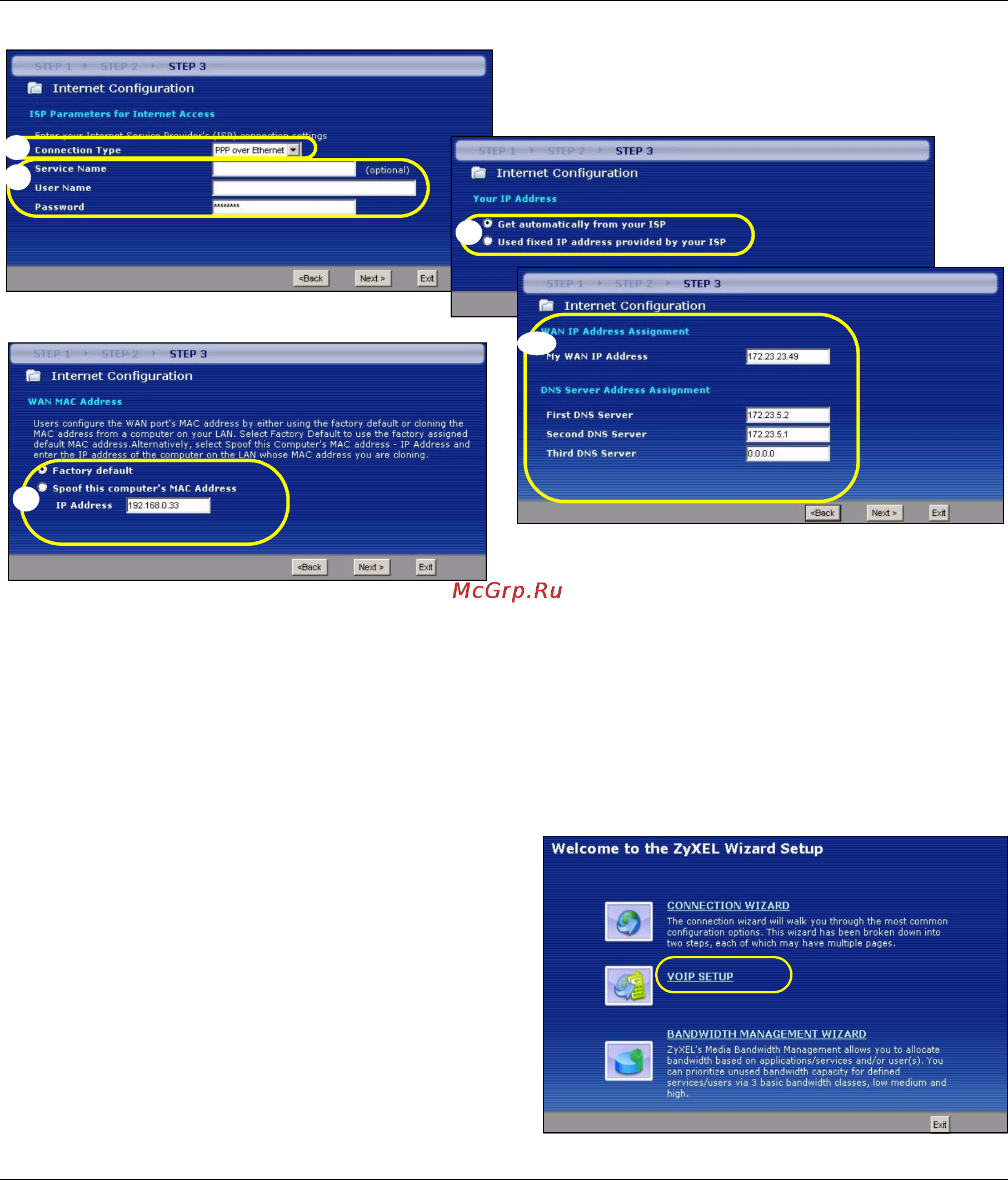 Zyxel P-2302HW EE (Lifeline) [10/12] Configure voip