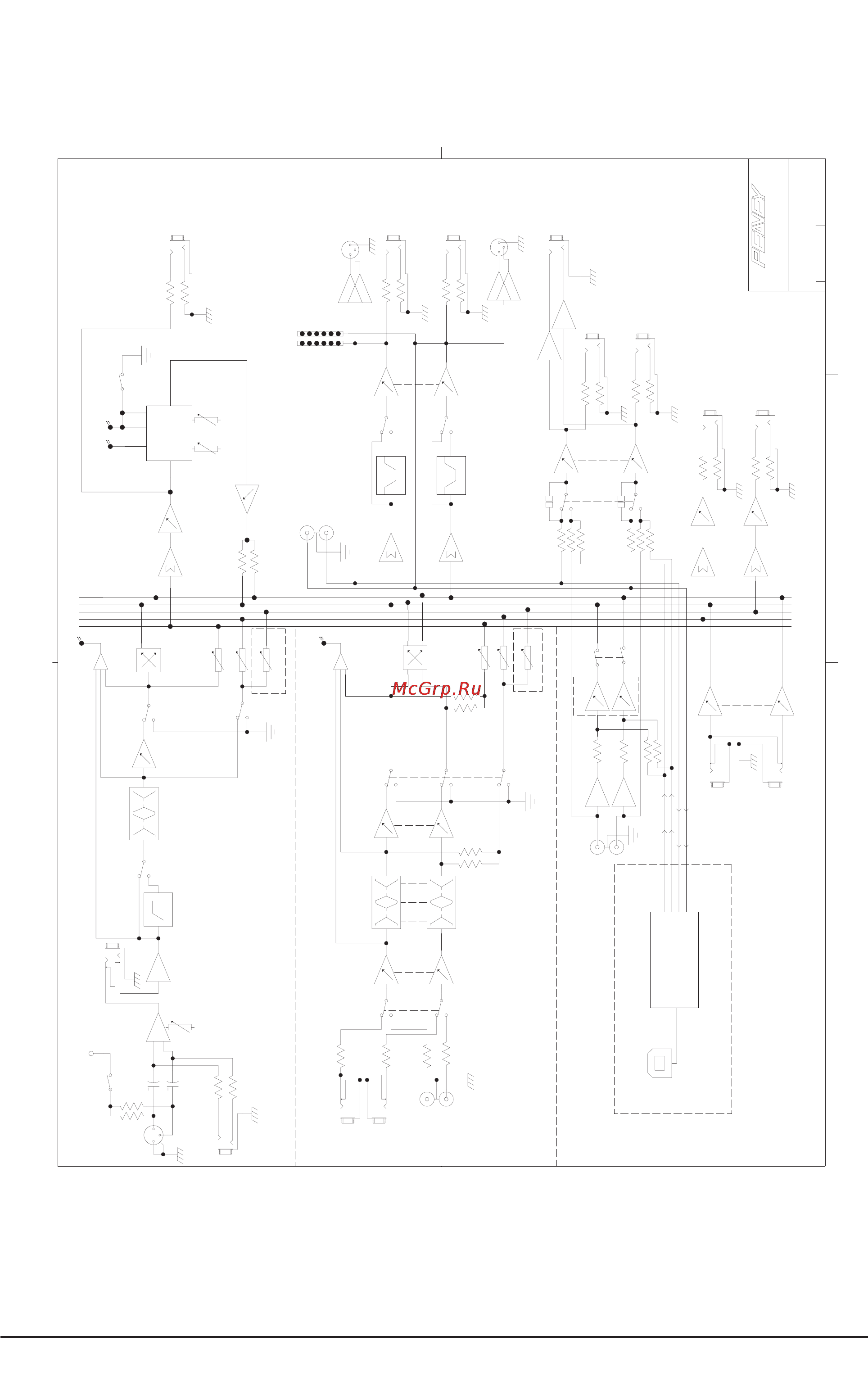 Peavey PV 14 USB [11/14] Блок схема микшеров pv1o pv14 и