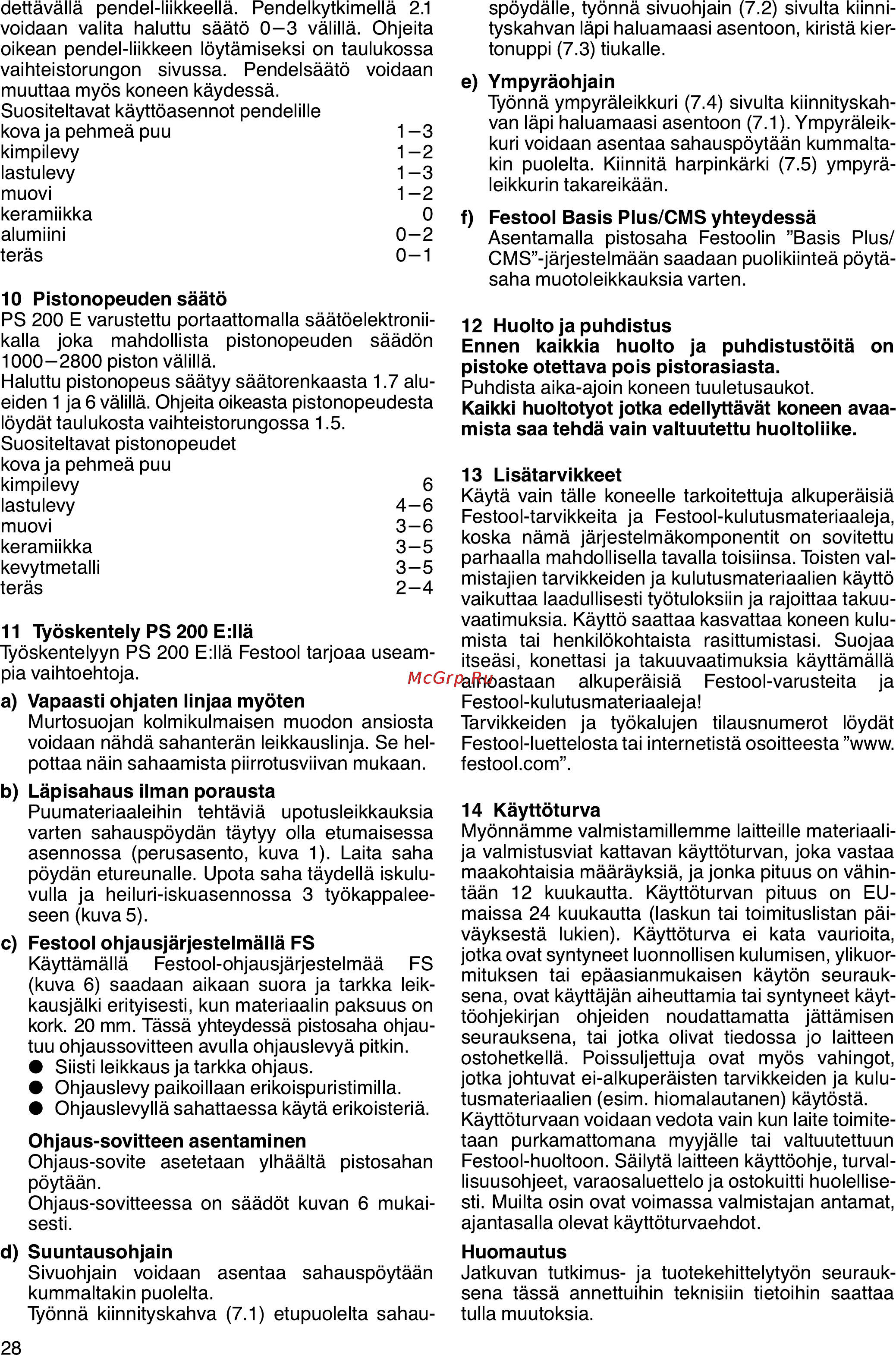 Festool Rutscher RS 300 Q 567490 Инструкция по эксплуатации онлайн [28/46] 8434